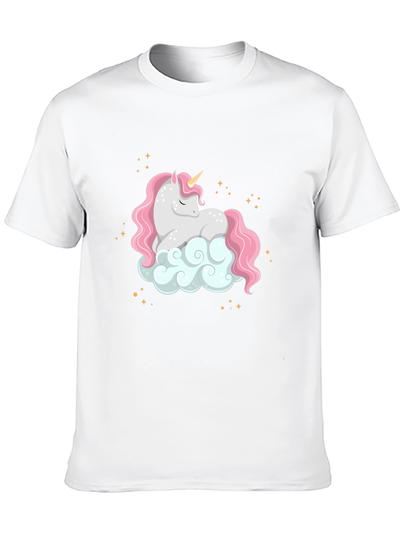 Black Unicorn Cloud Graphic Tee - Magical Comfort view 10