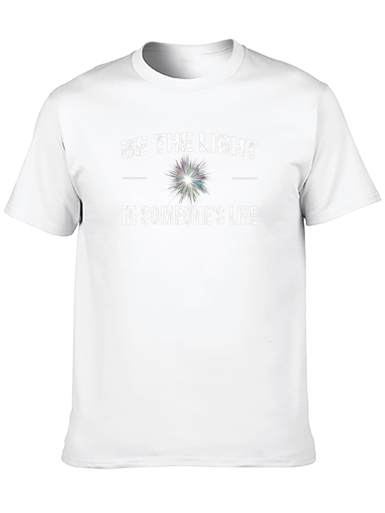 Black Be The Light Graphic Tee - Inspirational Shirt view 10