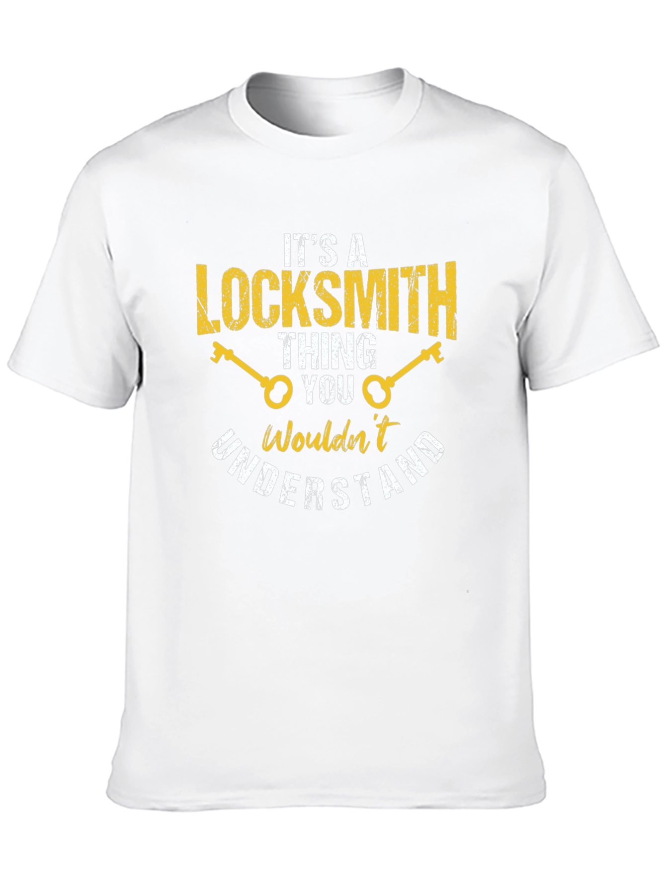 Black Locksmith Thing T-Shirt - Funny Profession Tee view 10