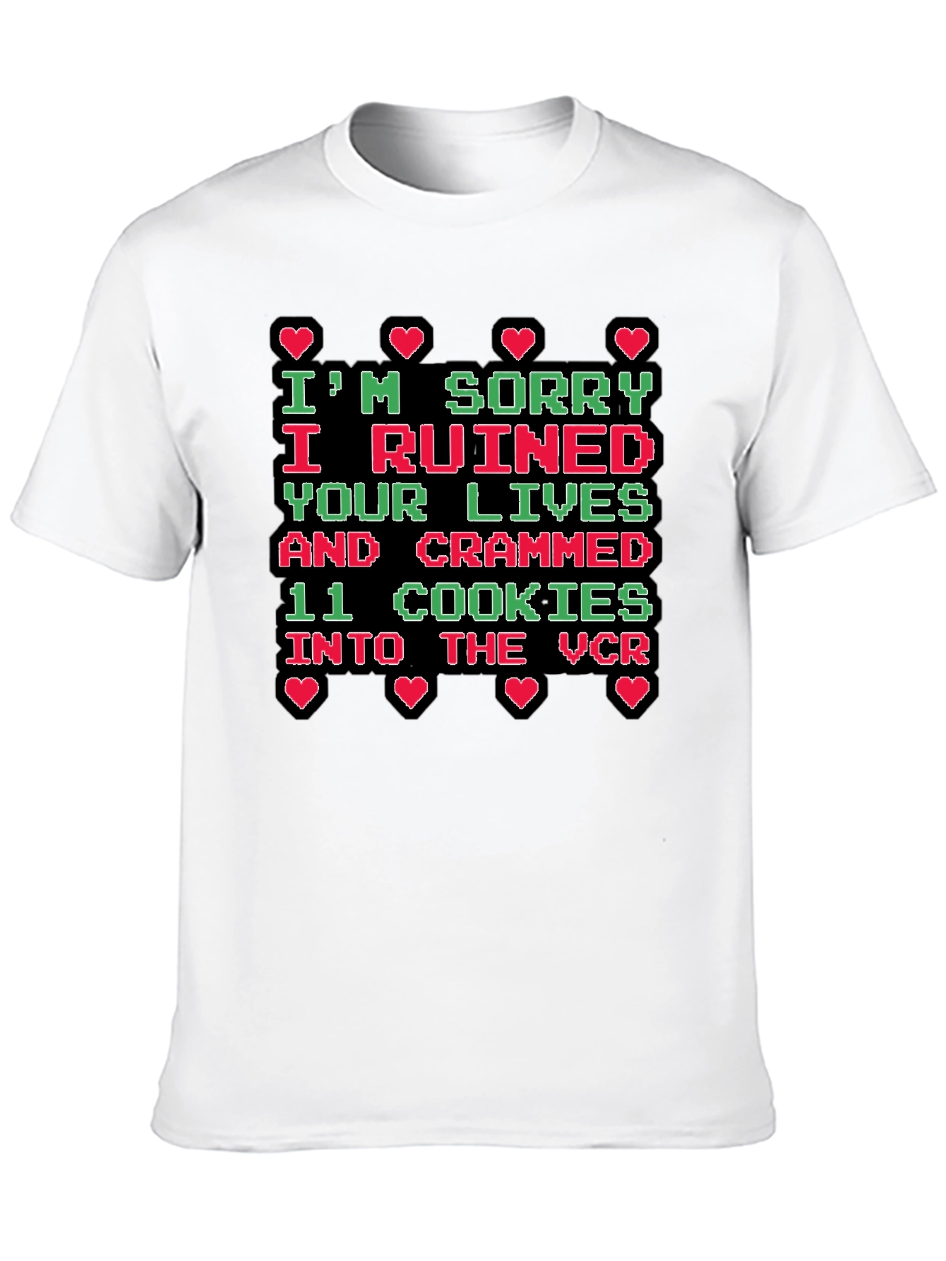 Black I'm Sorry Funny Graphic Tee view 10