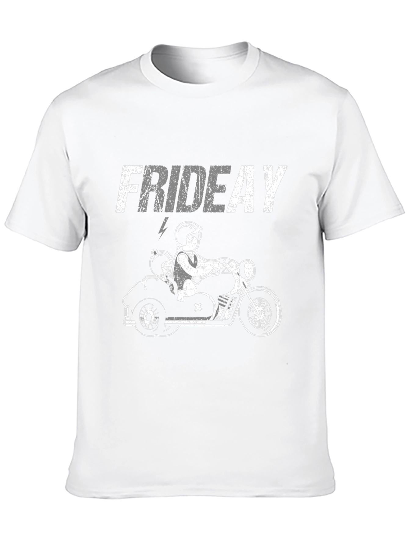 Black Friday Motorcycle Ride T-Shirt - Black view 10