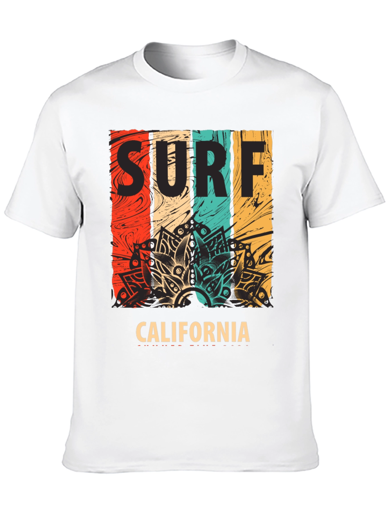 Black Surf California Graphic Tee view 10
