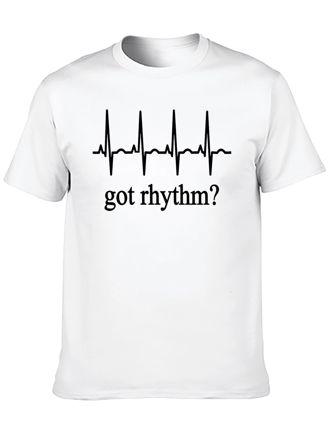 Black Got Rhythm? Graphic Tee - Mens Black T-Shirt view 10