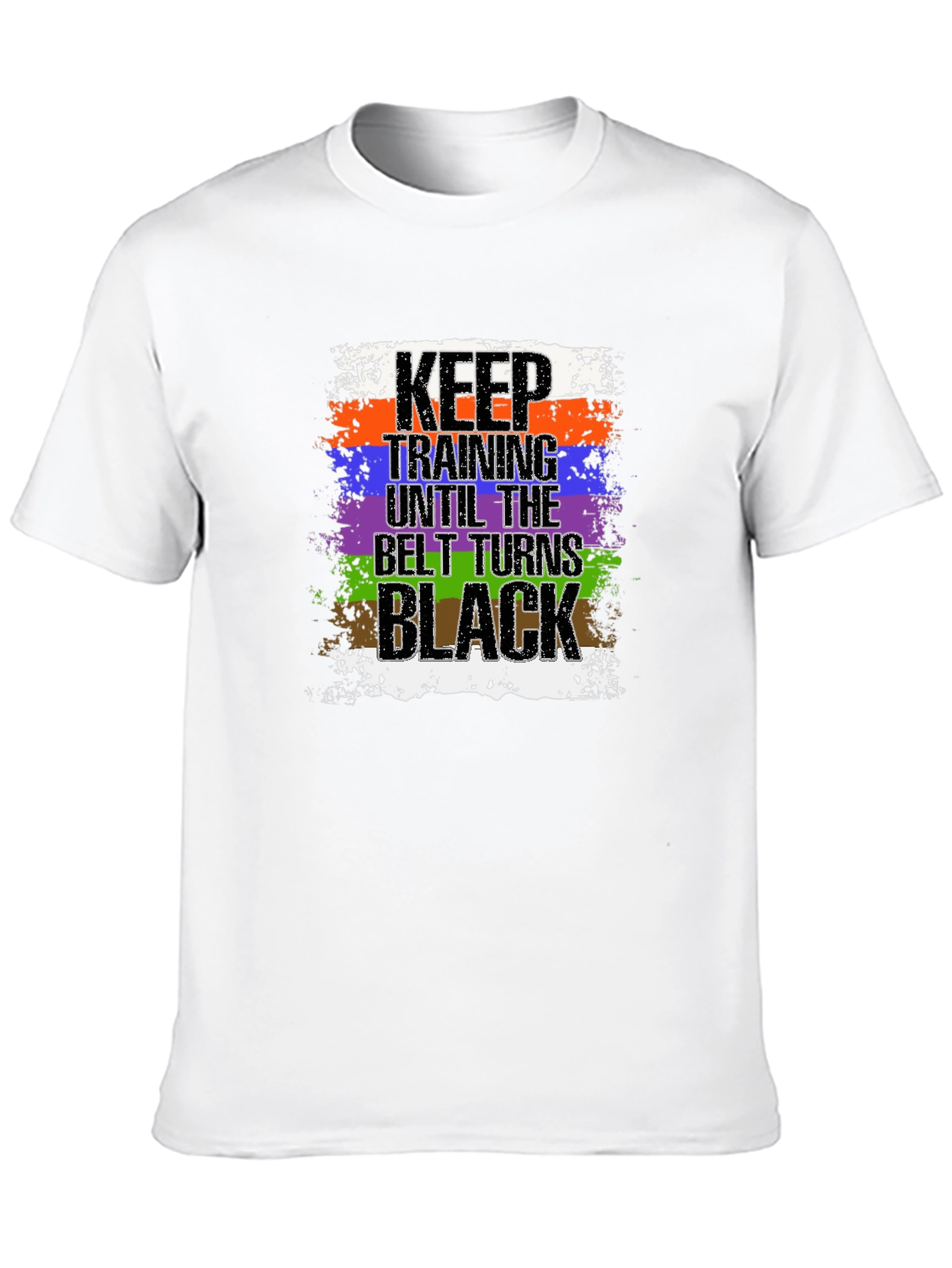 Black Keep Training Until Black Belt T-Shirt Jiu Jitsu view 10
