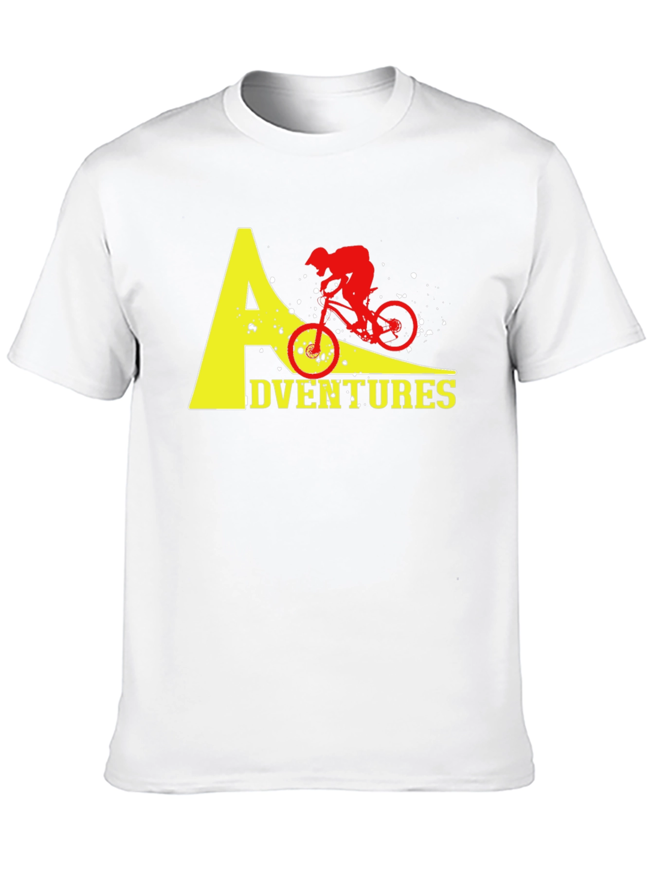 Black Adventure Biker T-Shirt - Black Cotton Tee view 10
