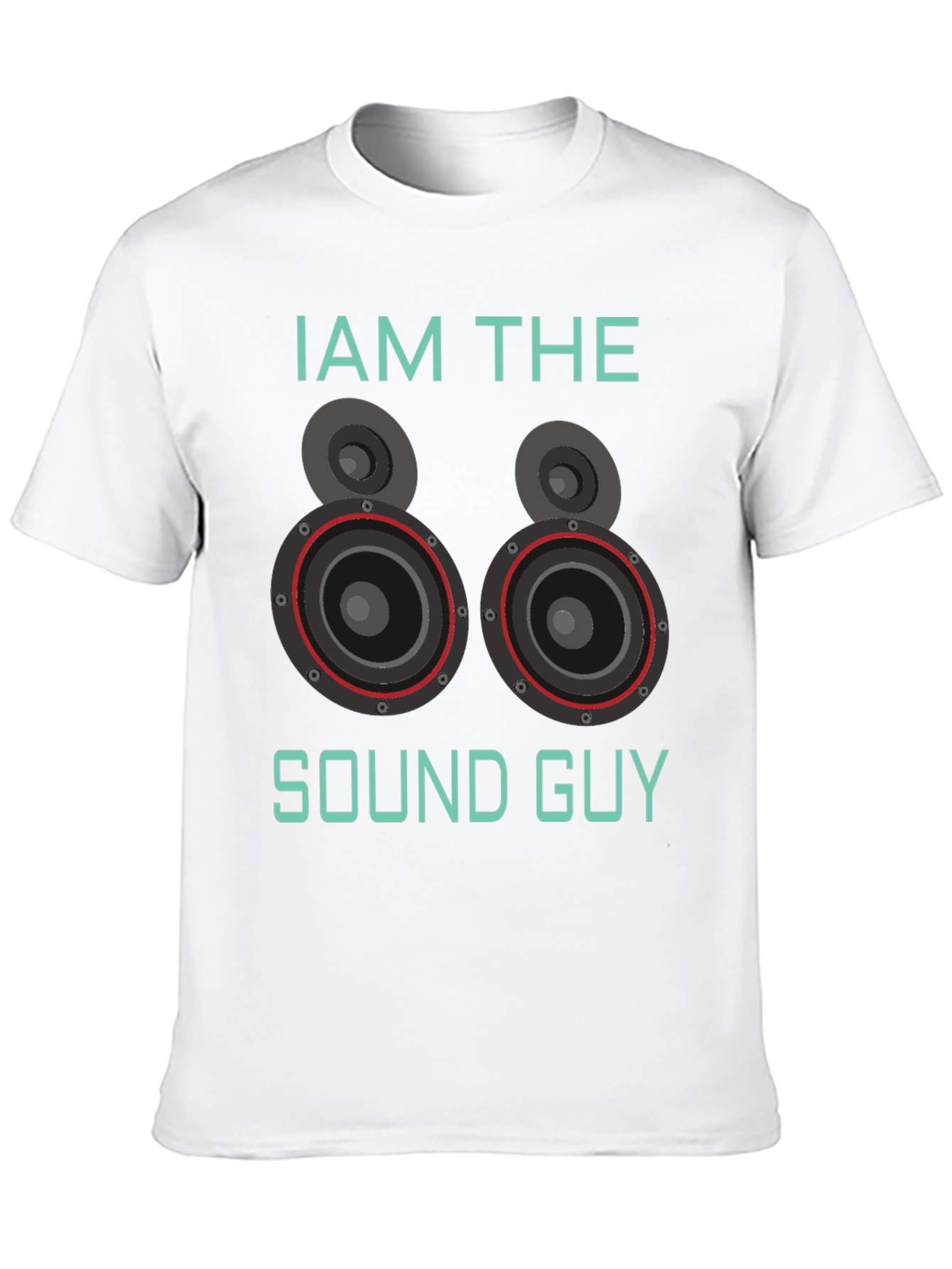 Black Sound Guy Graphic T-Shirt - Music Lover Tee view 10
