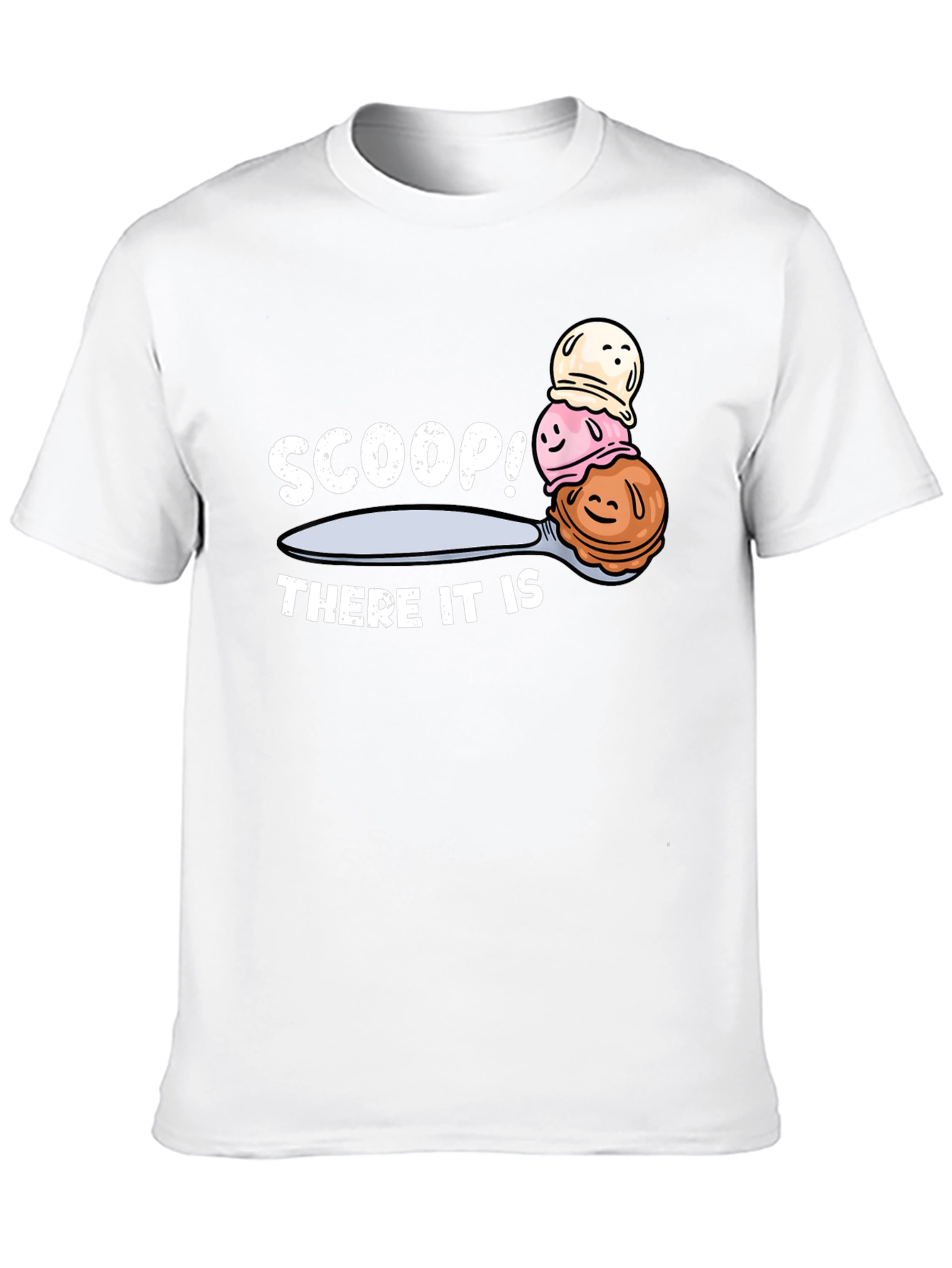 Black Scoop! There It Is Ice Cream T-Shirt view 10