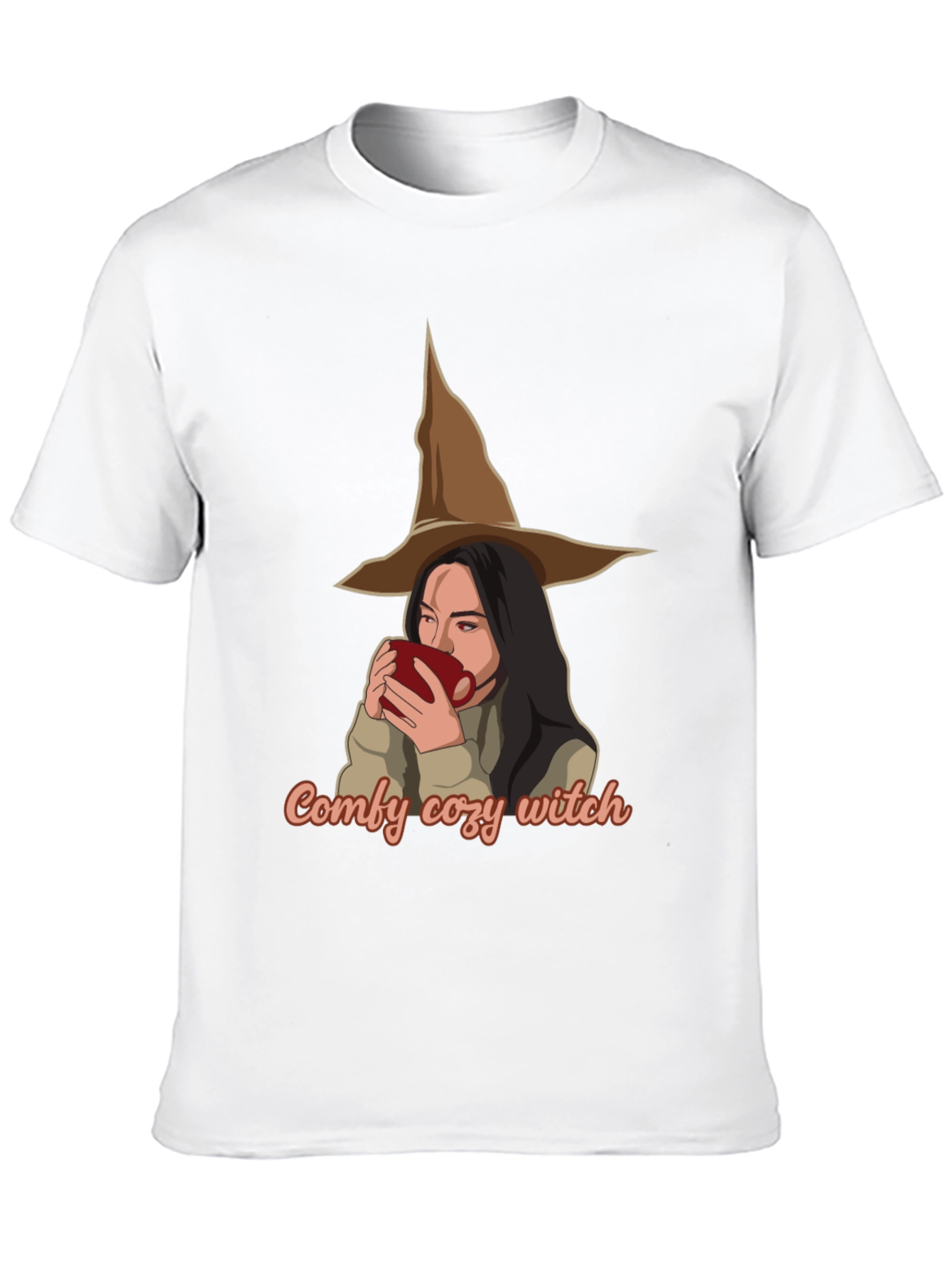 Black Comfy Cozy Witch T-Shirt - Halloween Ready view 10