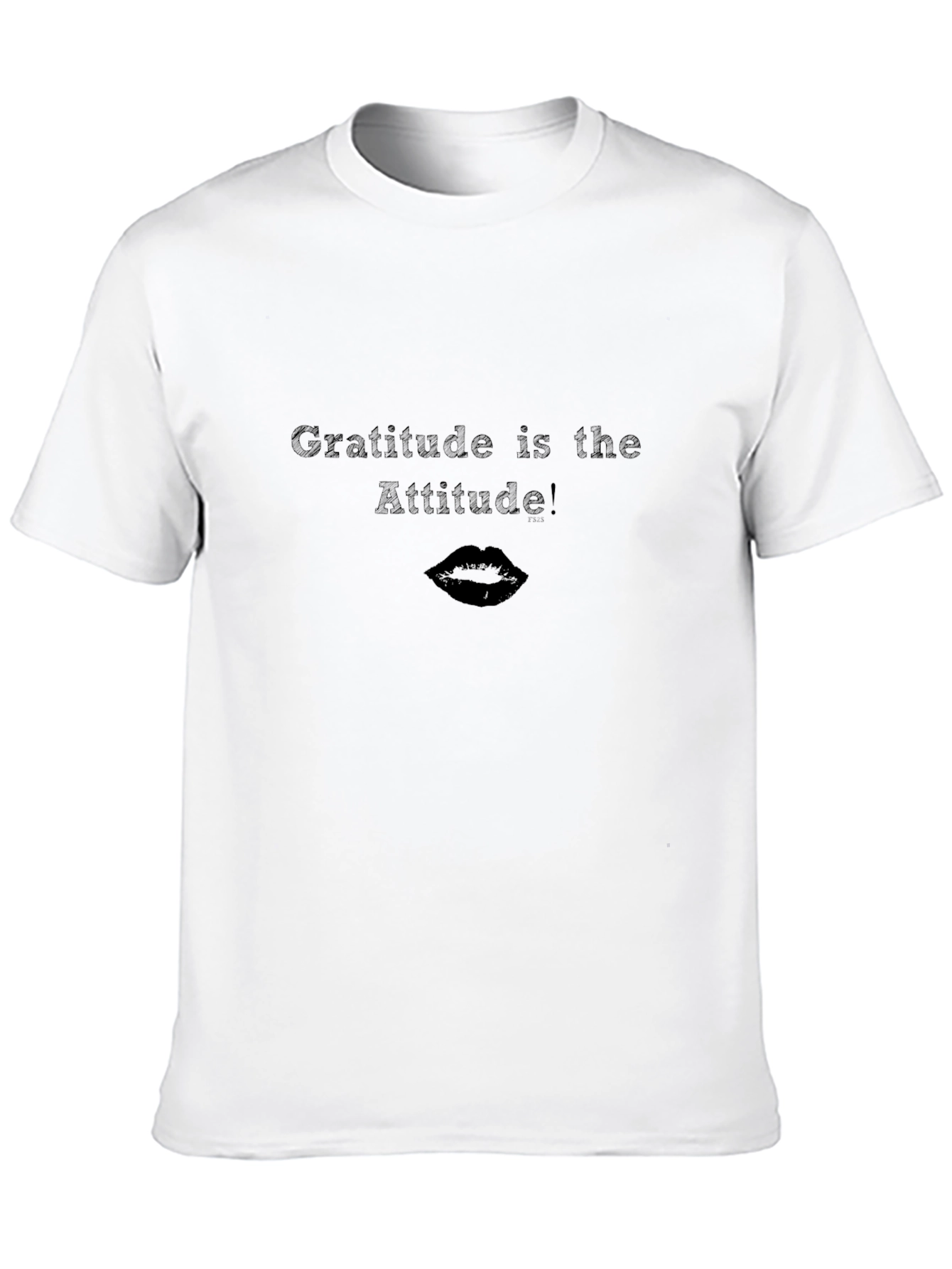 Black Gratitude Attitude T-Shirt view 10