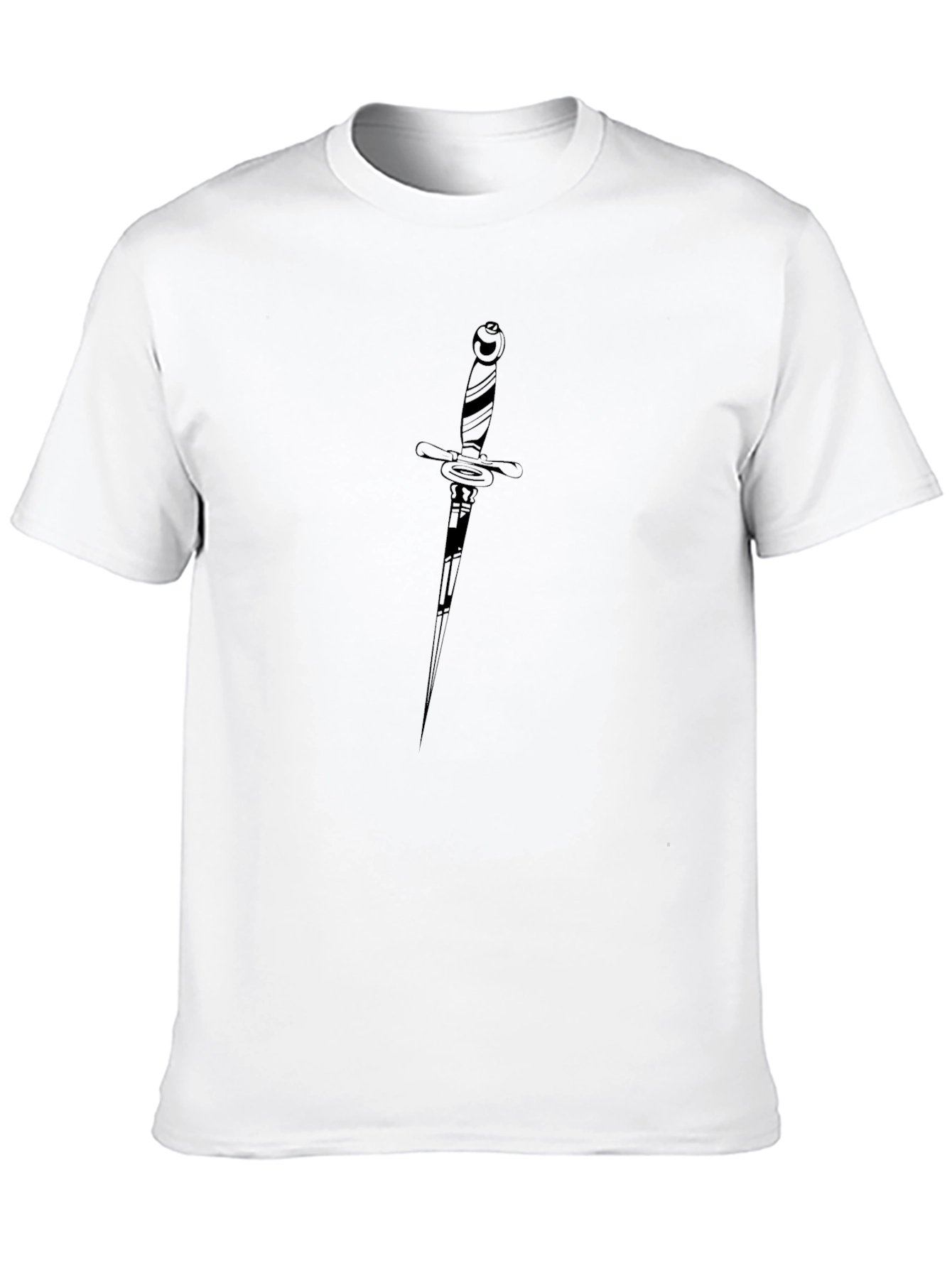 Black Dagger Graphic Tee - Classic Black Cotton view 10