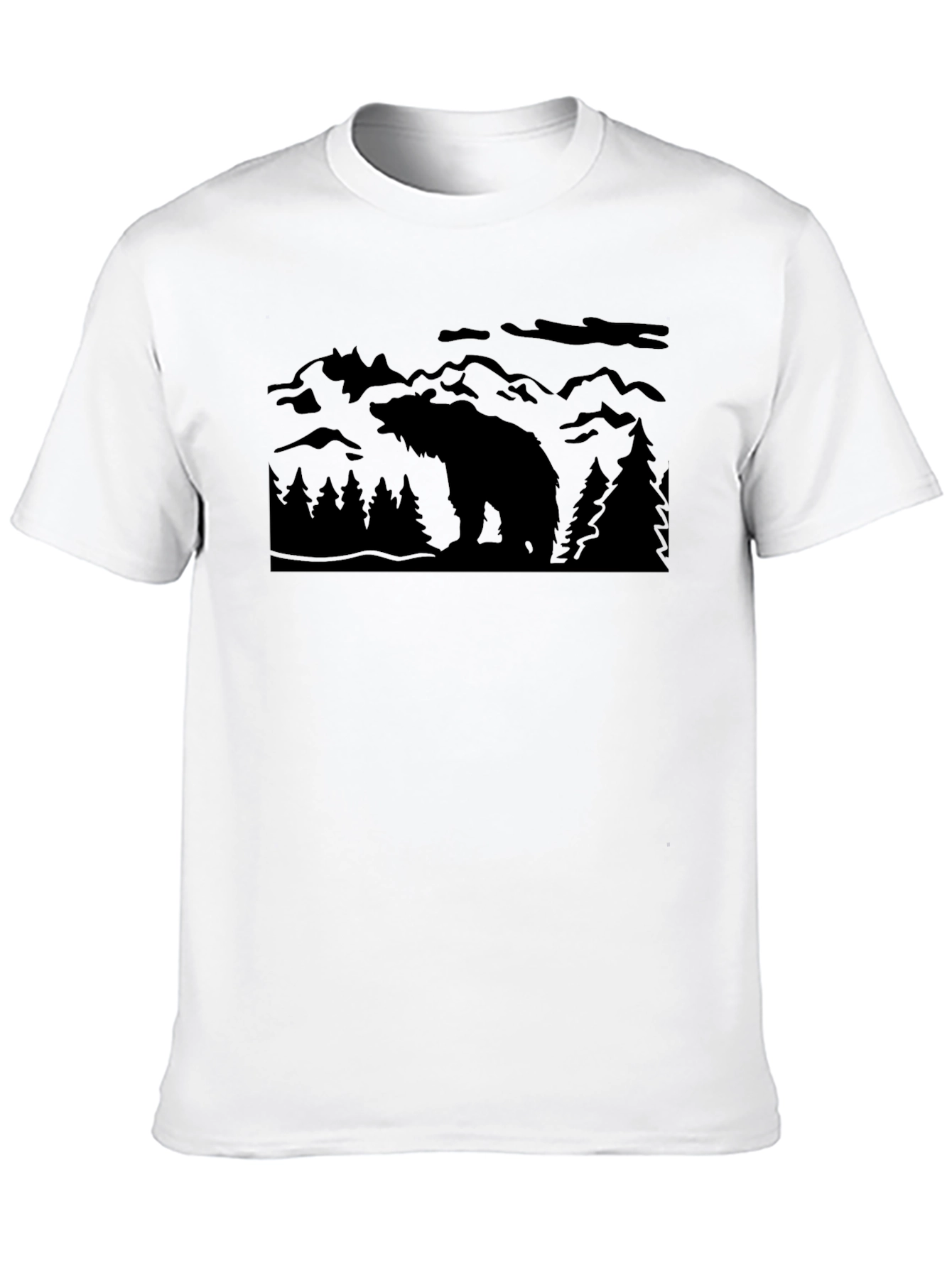 Black Bear Mountain Silhouette T-Shirt - 10