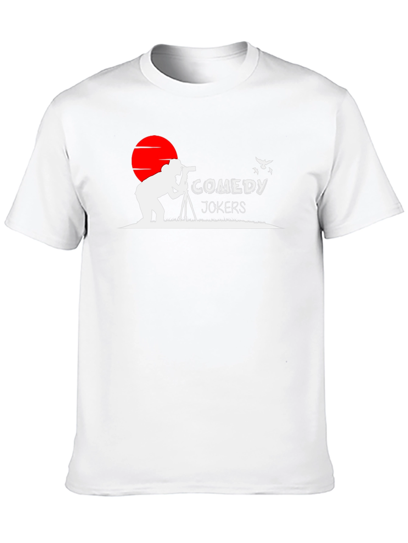 Black Comedy Jokers T-Shirt - Photographer Graphic Tee view 10