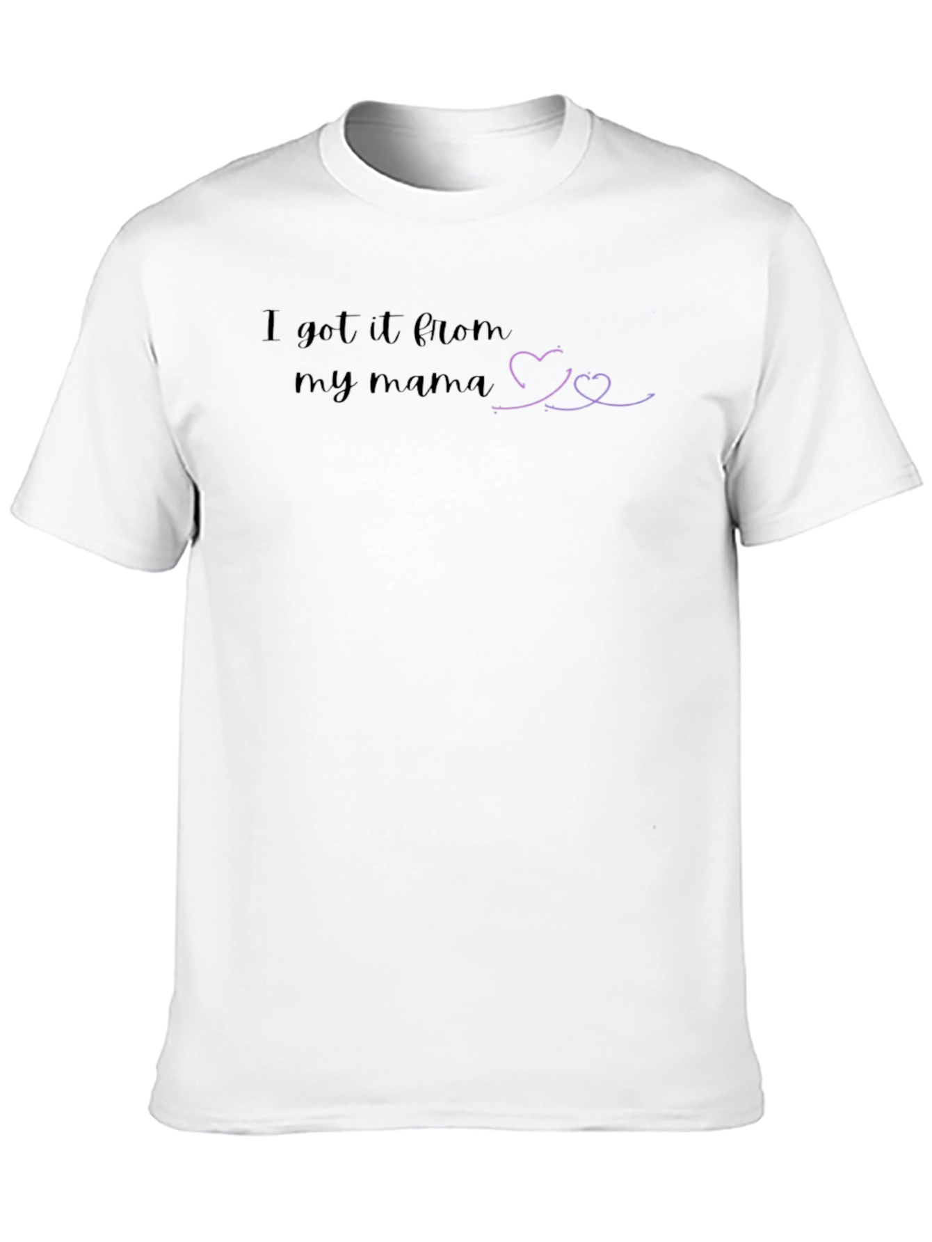 Black I Got It From My Mama T-Shirt view 10