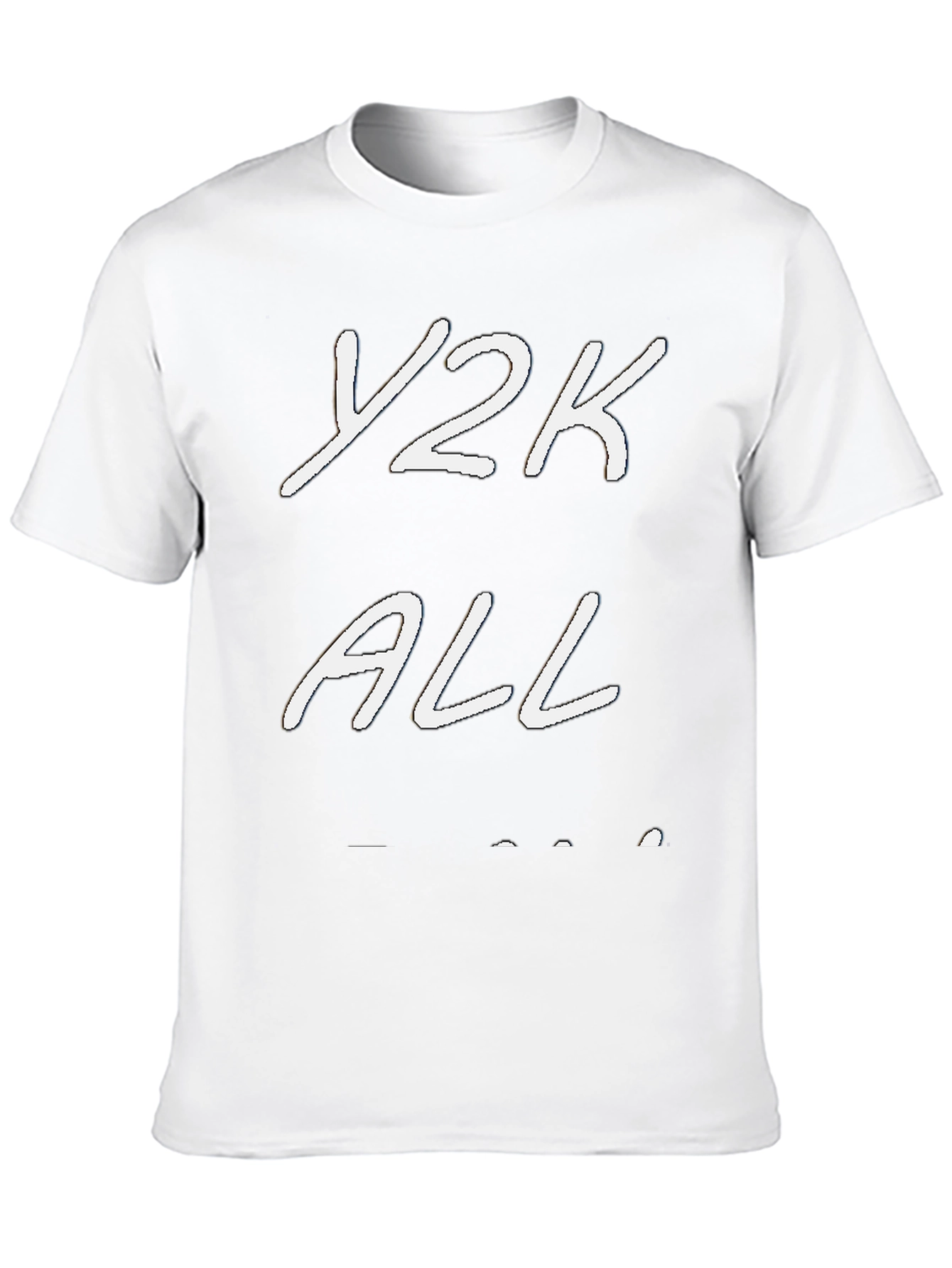 Black Y2K All Graphic Black T-Shirt view 10