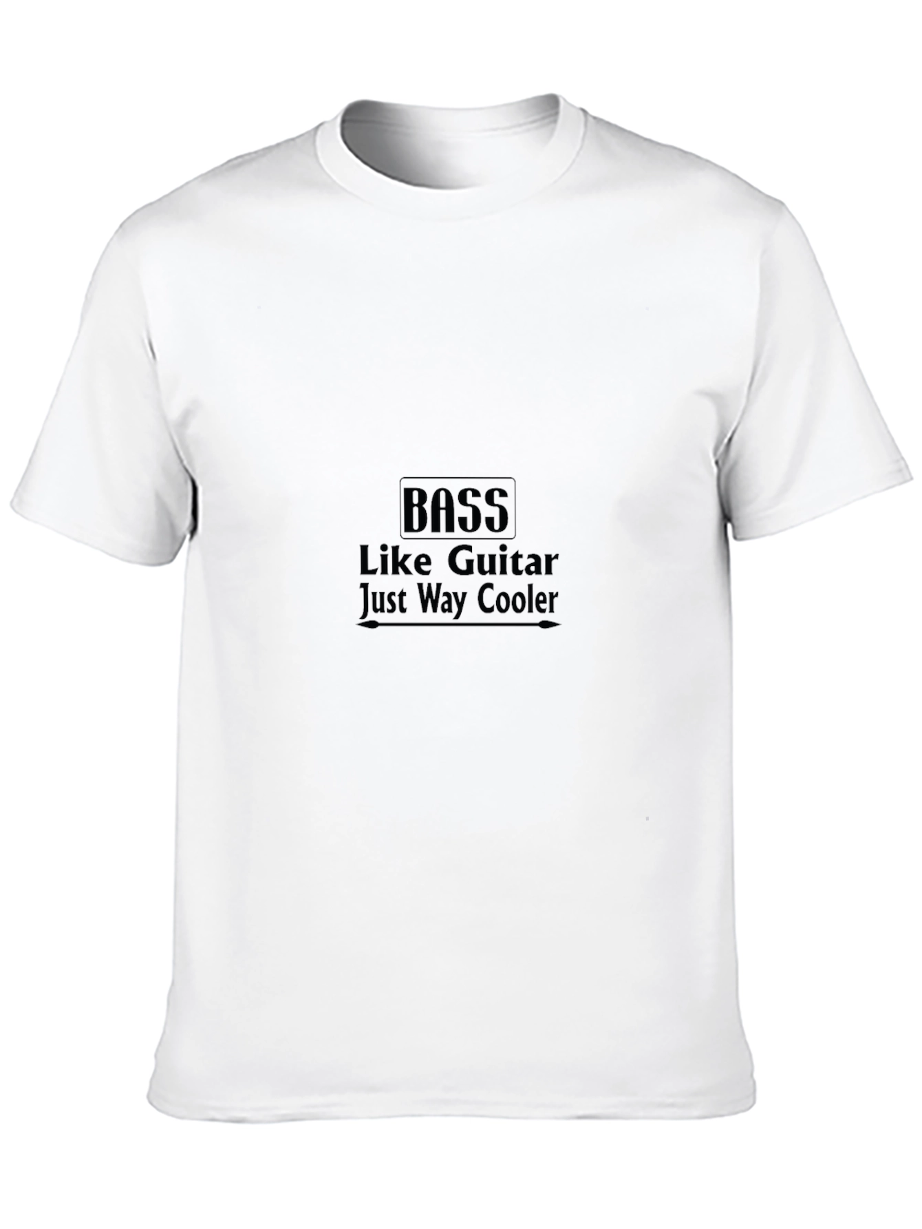 Black Bass Like Guitar Funny Graphic Tee view 10