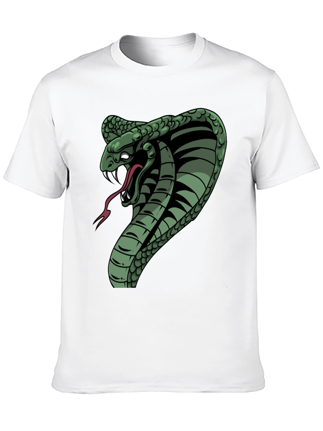 Black Cobra Graphic Tee - Men's Black T-Shirt view 10