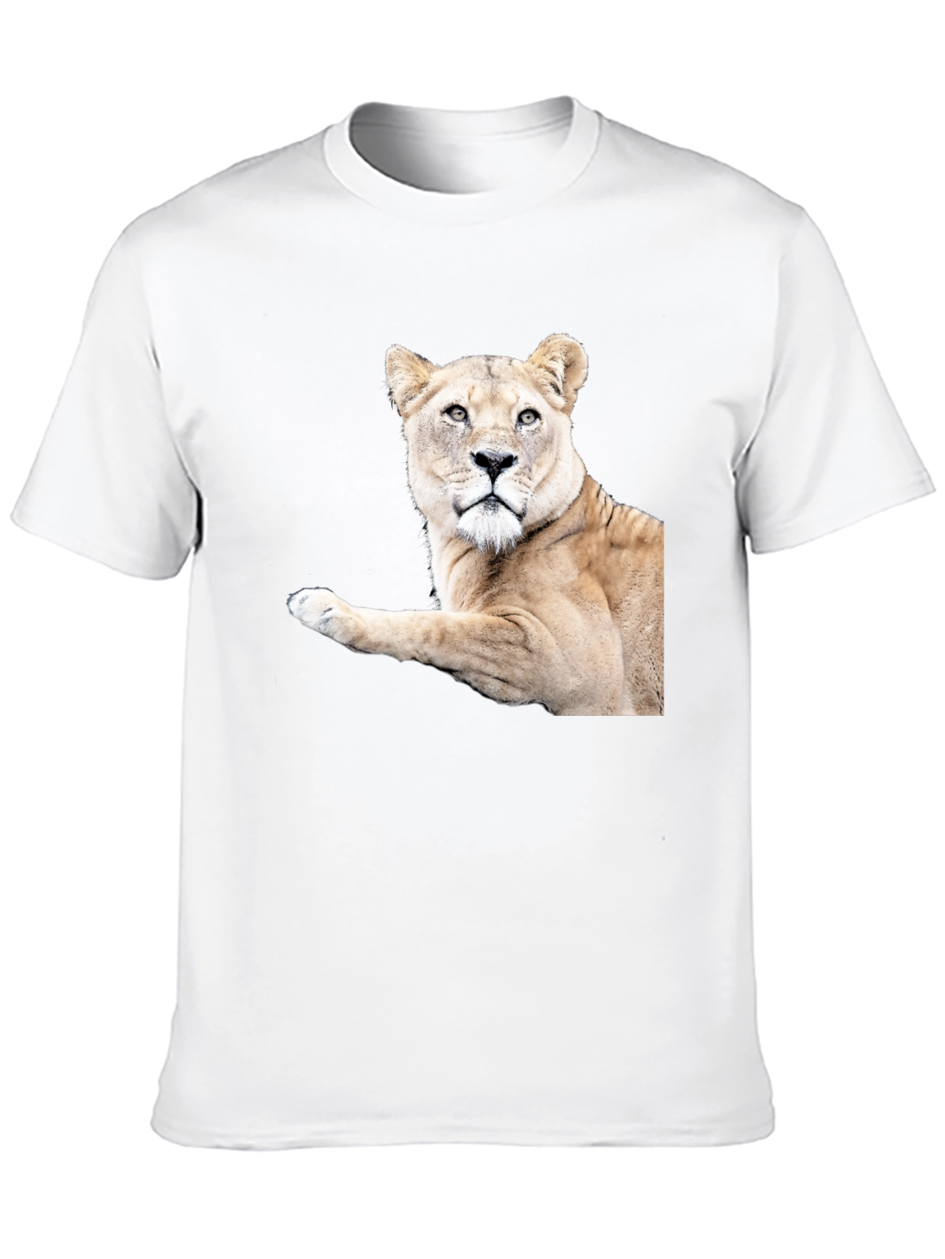 Black Lioness Graphic Tee - Black Unisex T-Shirt view 10