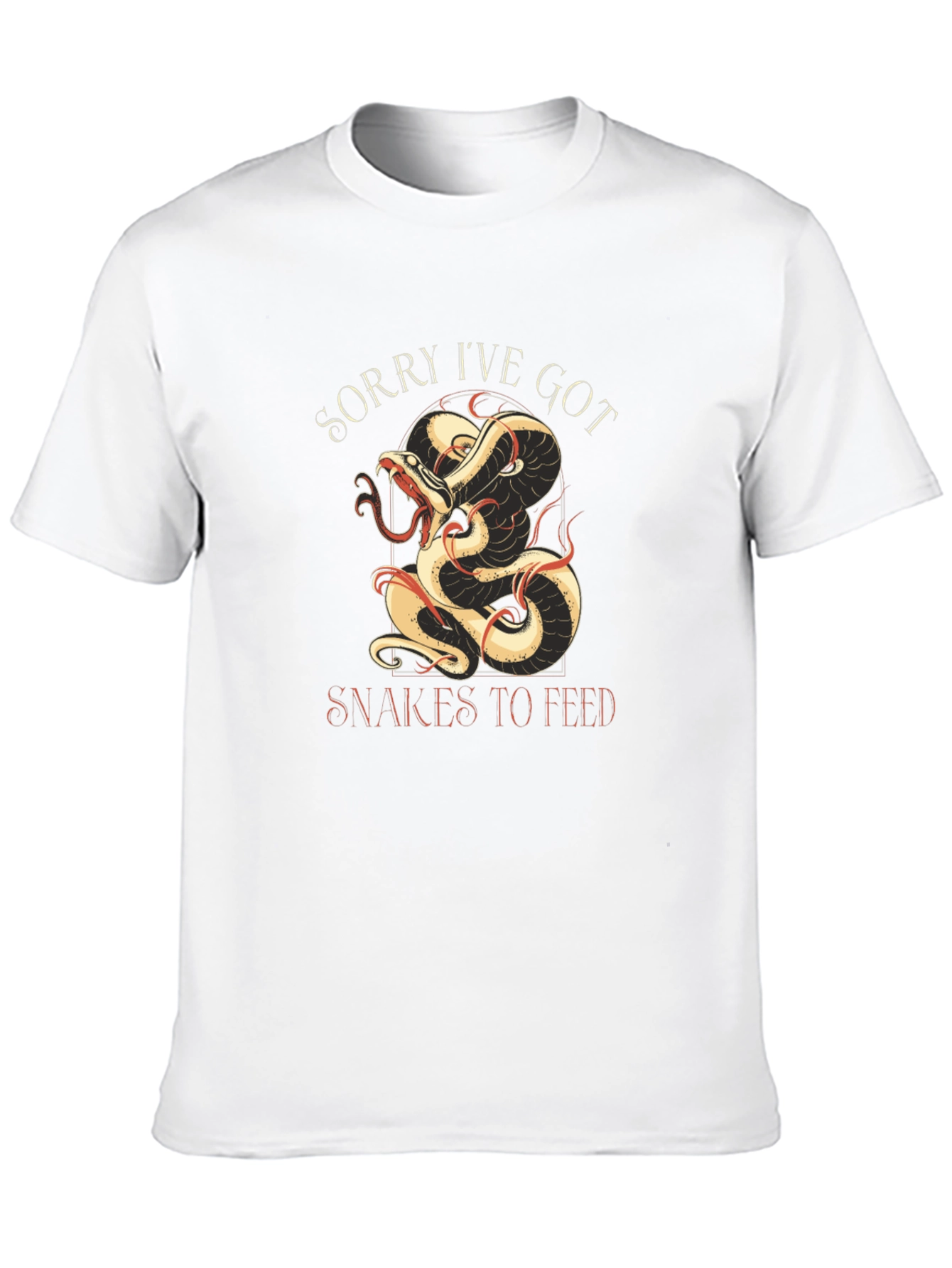 Black Snakes To Feed Graphic Tee - Black Cotton view 10