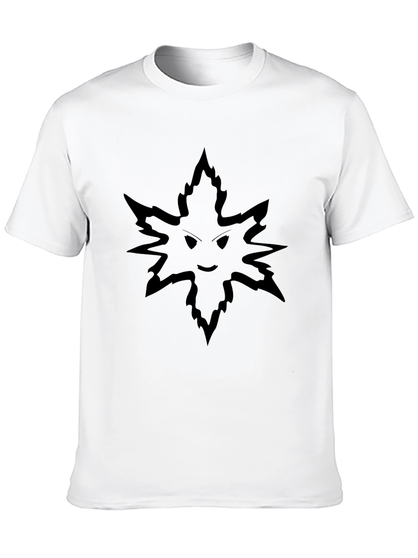 Black Men's Black Graphic Tee - Leaf Monster view 10