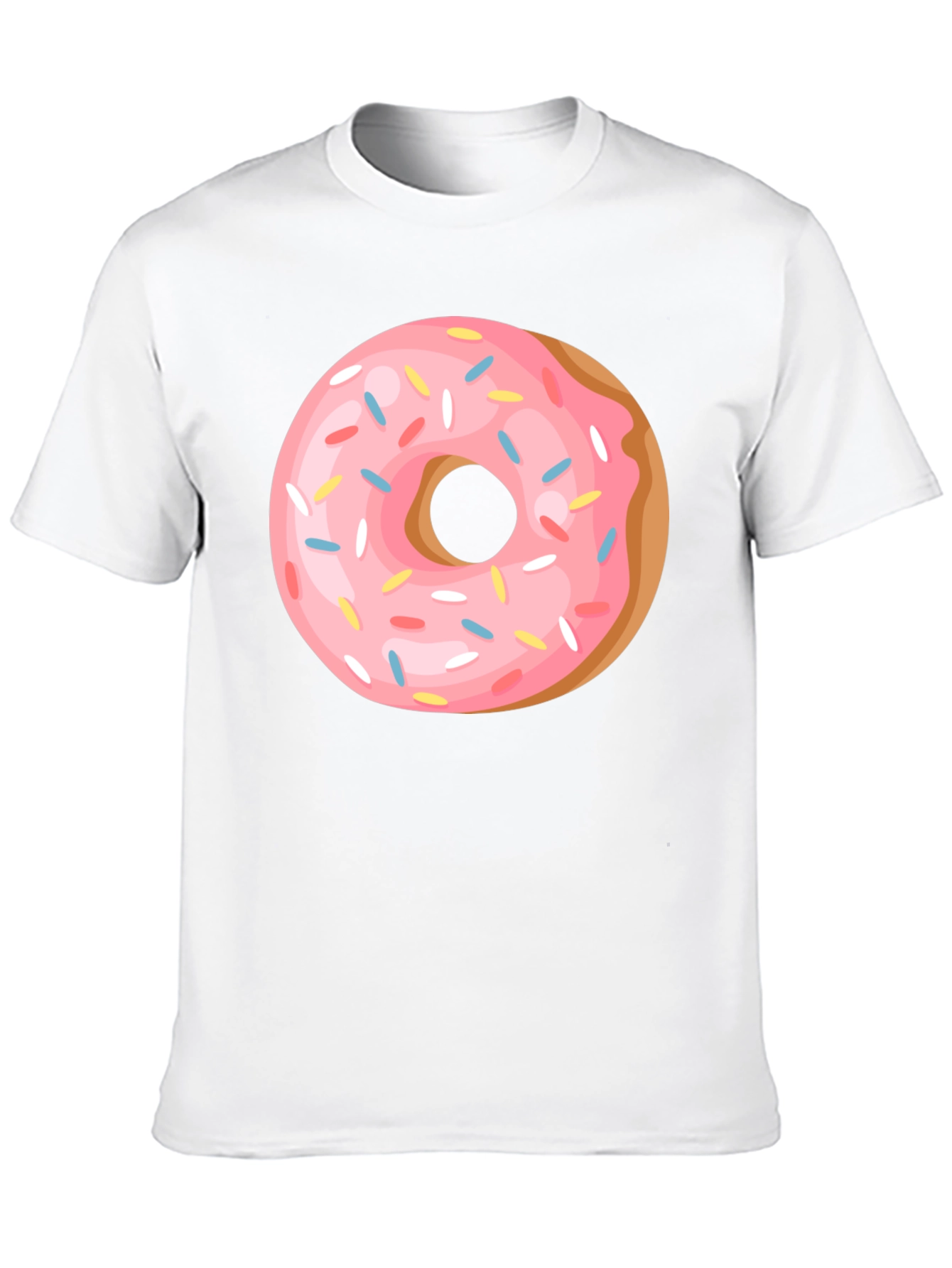 Black Donut Graphic Tee - Casual Black T-Shirt view 10