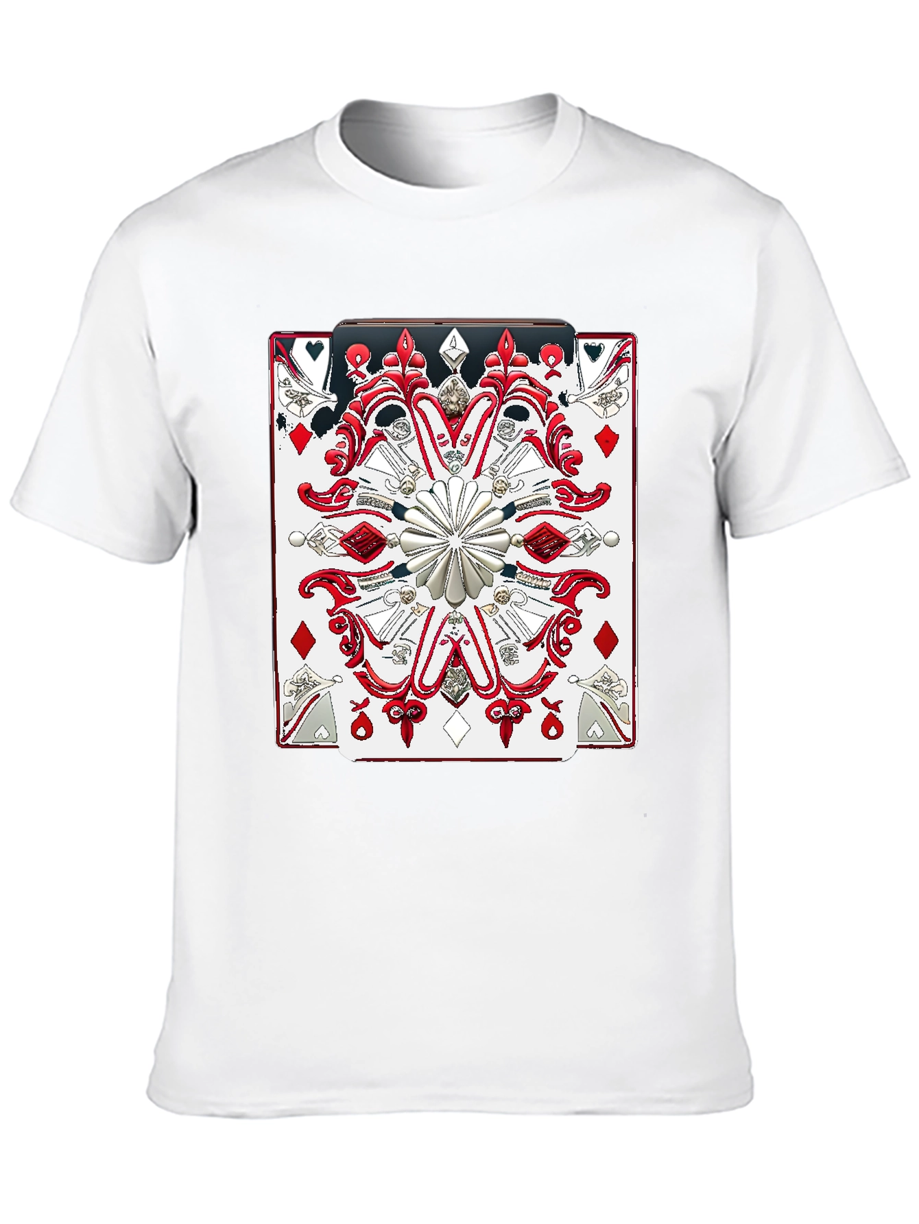 Black Playing Card Graphic Tee - Bold & Unique Design view 10