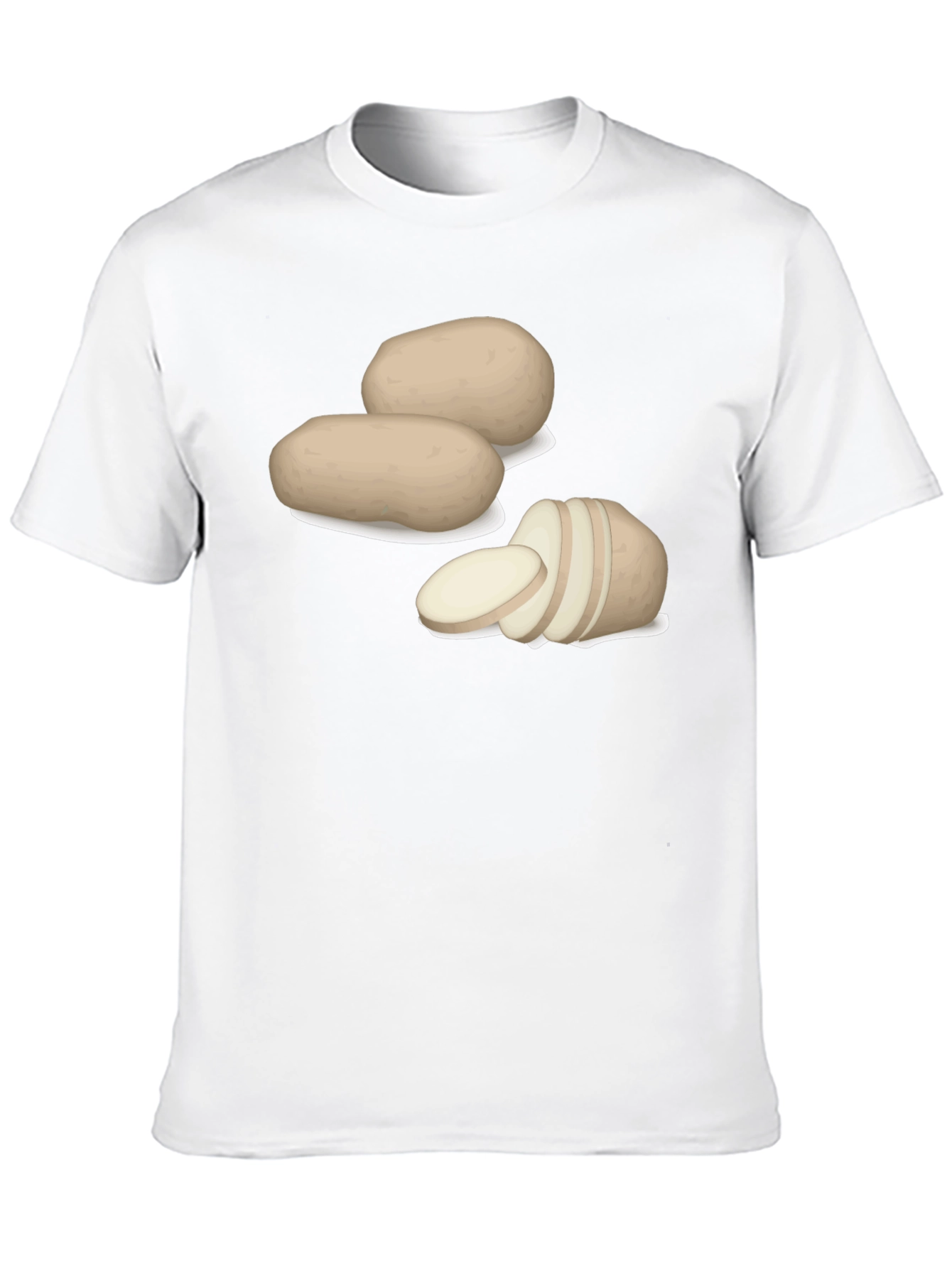 Black Potato Graphic Tee - Funny Foodie Shirt view 10