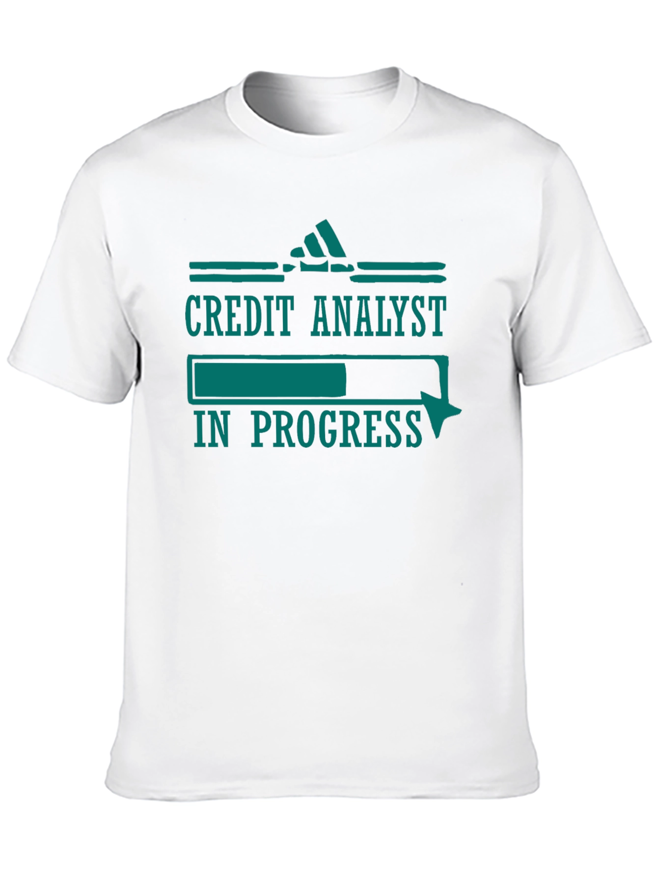 Black Credit Analyst In Progress Funny T-Shirt view 10