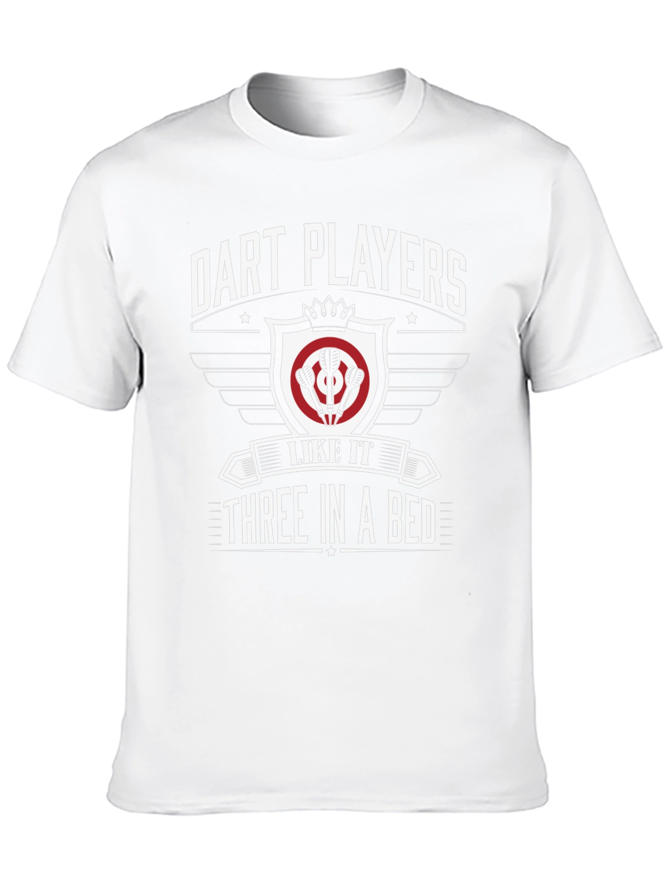 Black Dart Players Three in a Bed Graphic Tee view 10