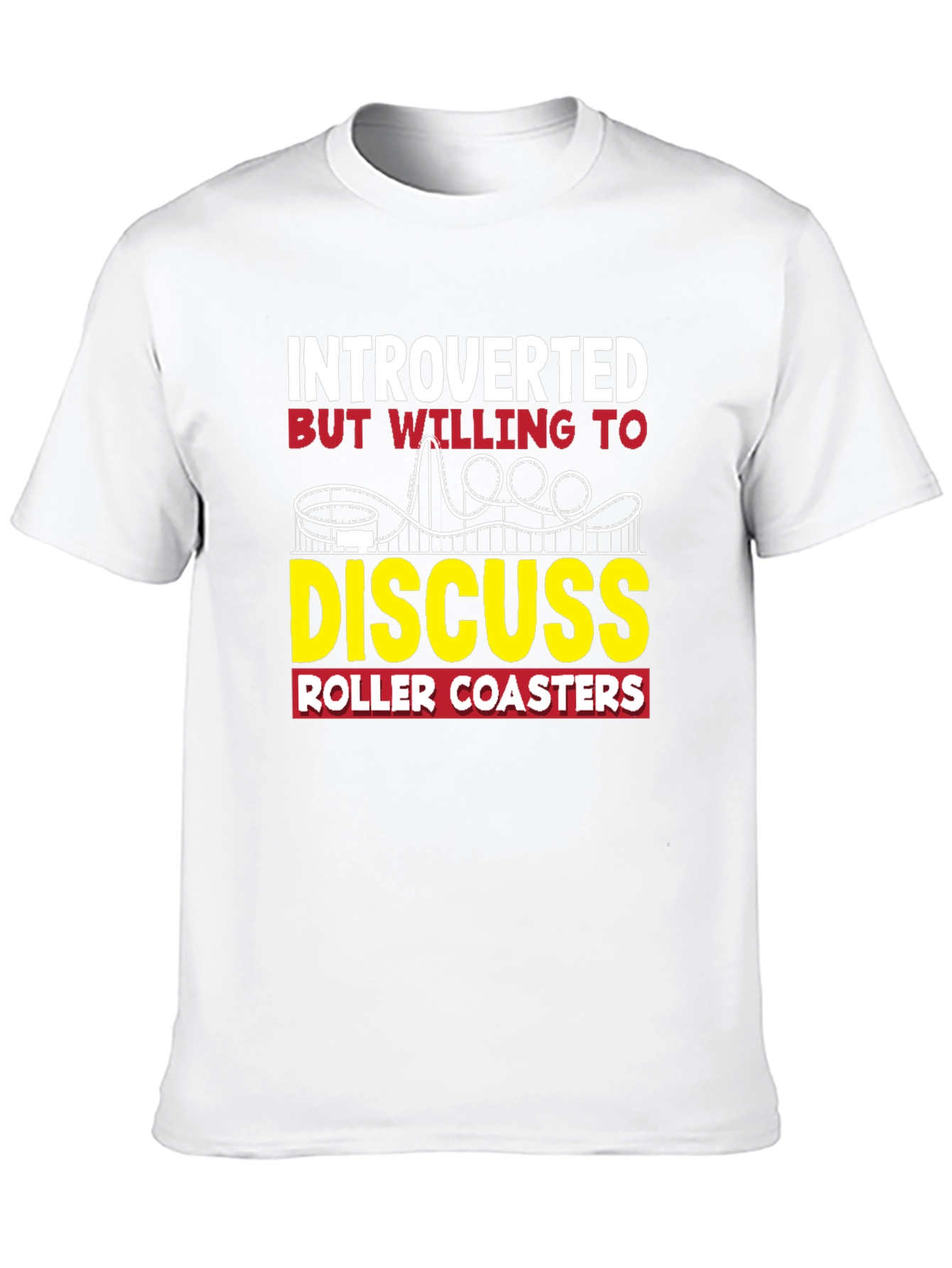 Introverted Roller Coaster Lover T-Shirt - 10