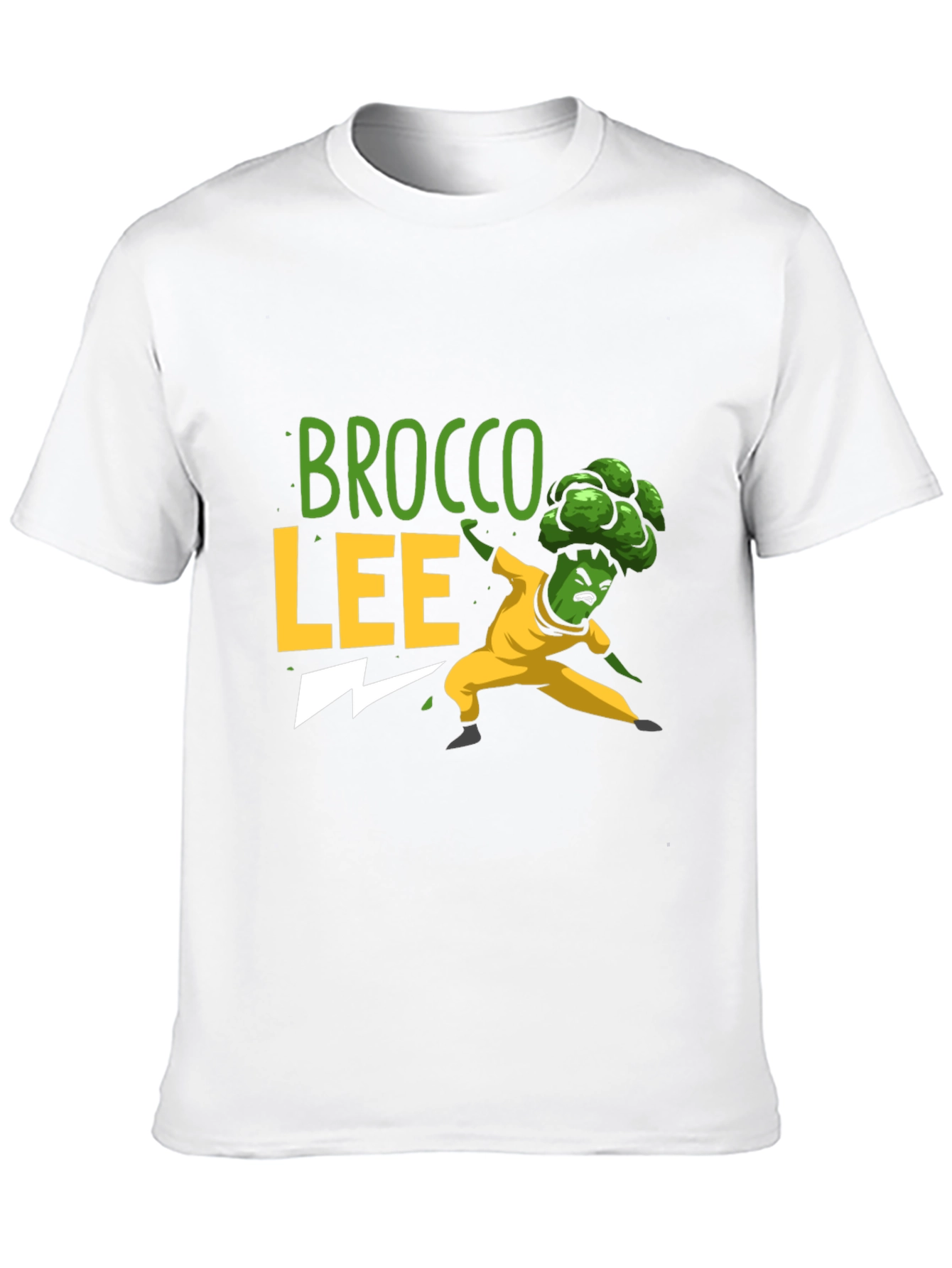 Black Brocco Lee Black T-Shirt - Funny Martial Arts Tee view 10