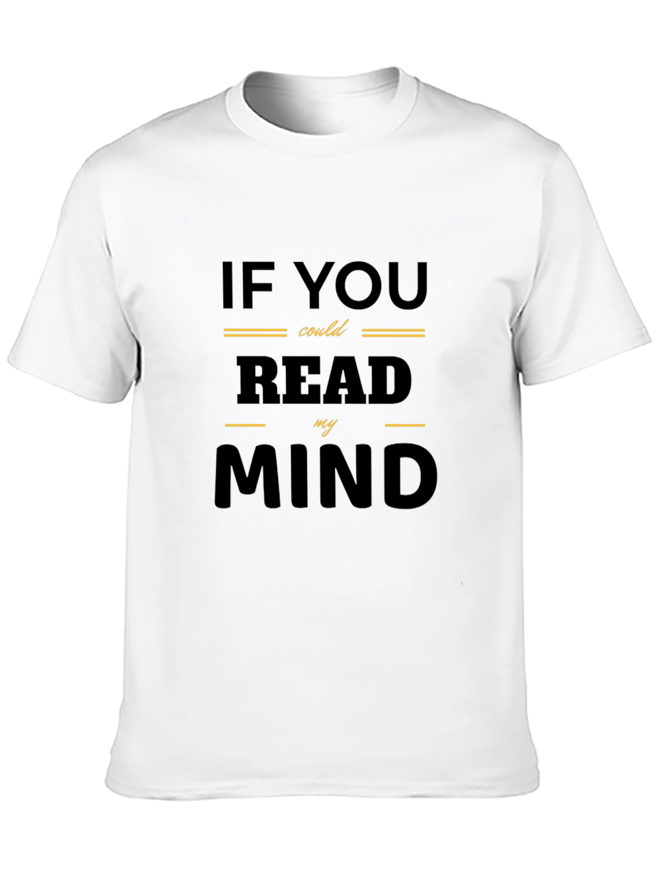 Black Mind Reader Tee - Funny Graphic T-Shirt view 10