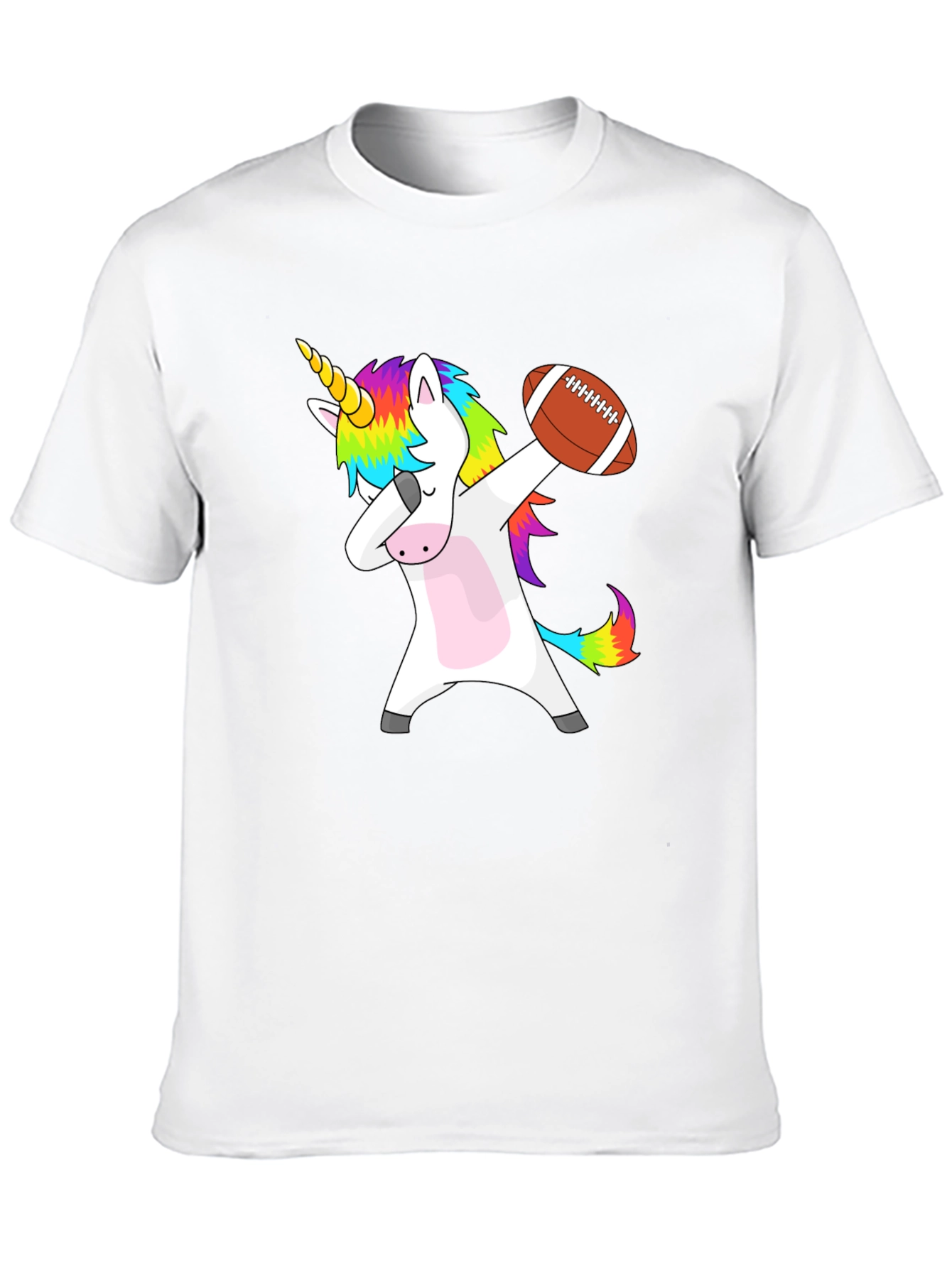 Black Unicorn Football Dab T-Shirt - Fun & Unique Graphic Tee view 10