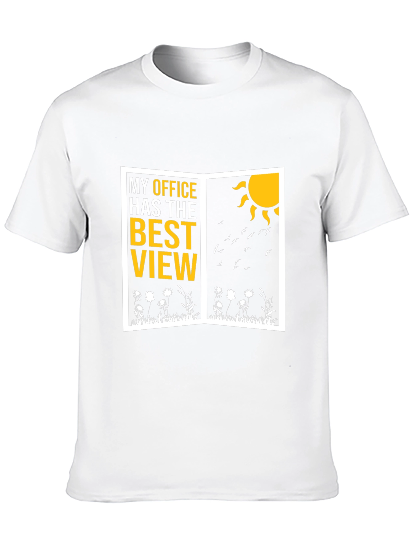 Black Best View Office Graphic T-Shirt - Nature Lover Tee view 10