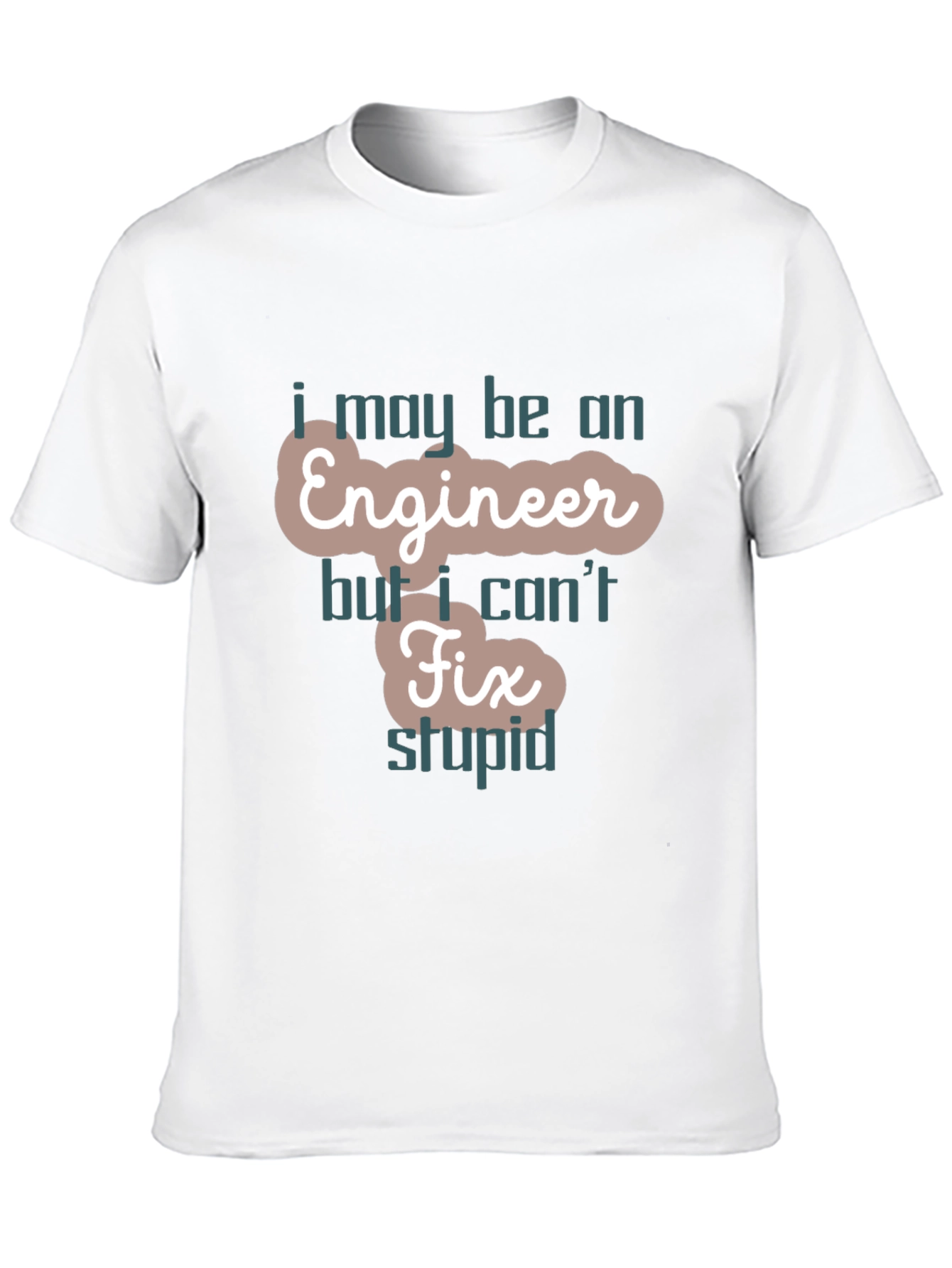 Black Engineer Fix Stupid Funny T-Shirt view 10