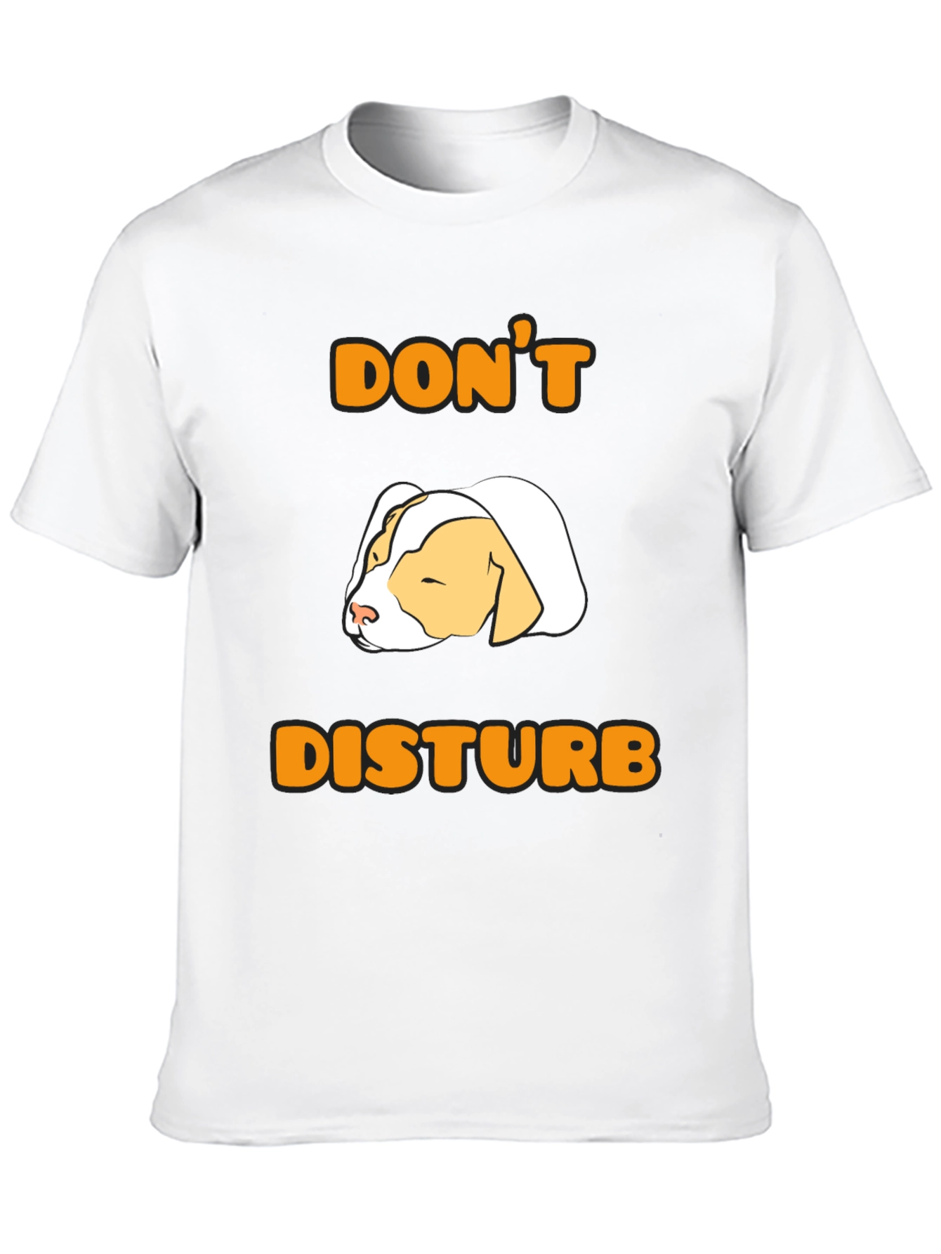Black Don't Disturb Sleeping Dog T-Shirt - Funny Pet Lover Tee view 10