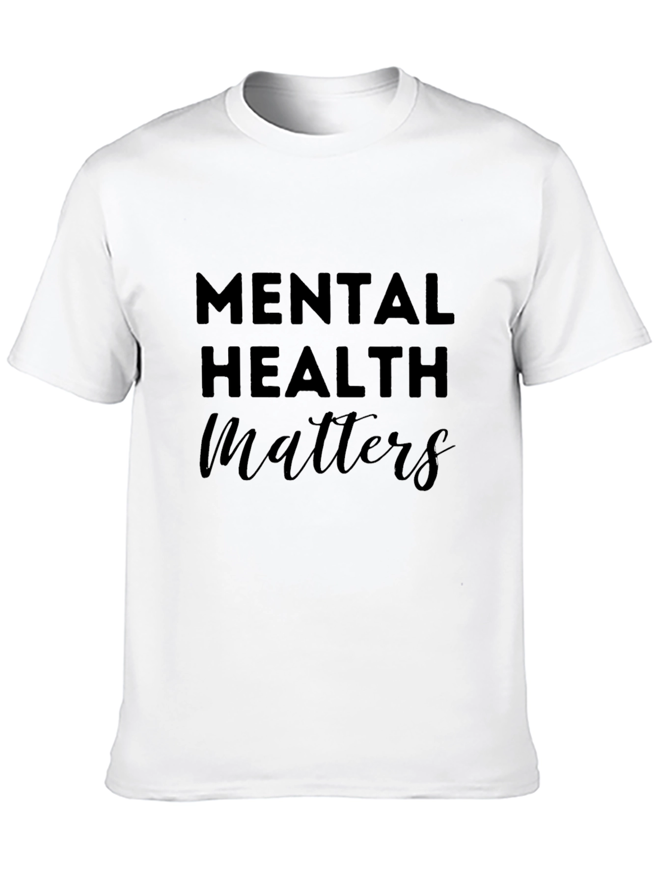 Black Mental Health Matters Black Tee view 10