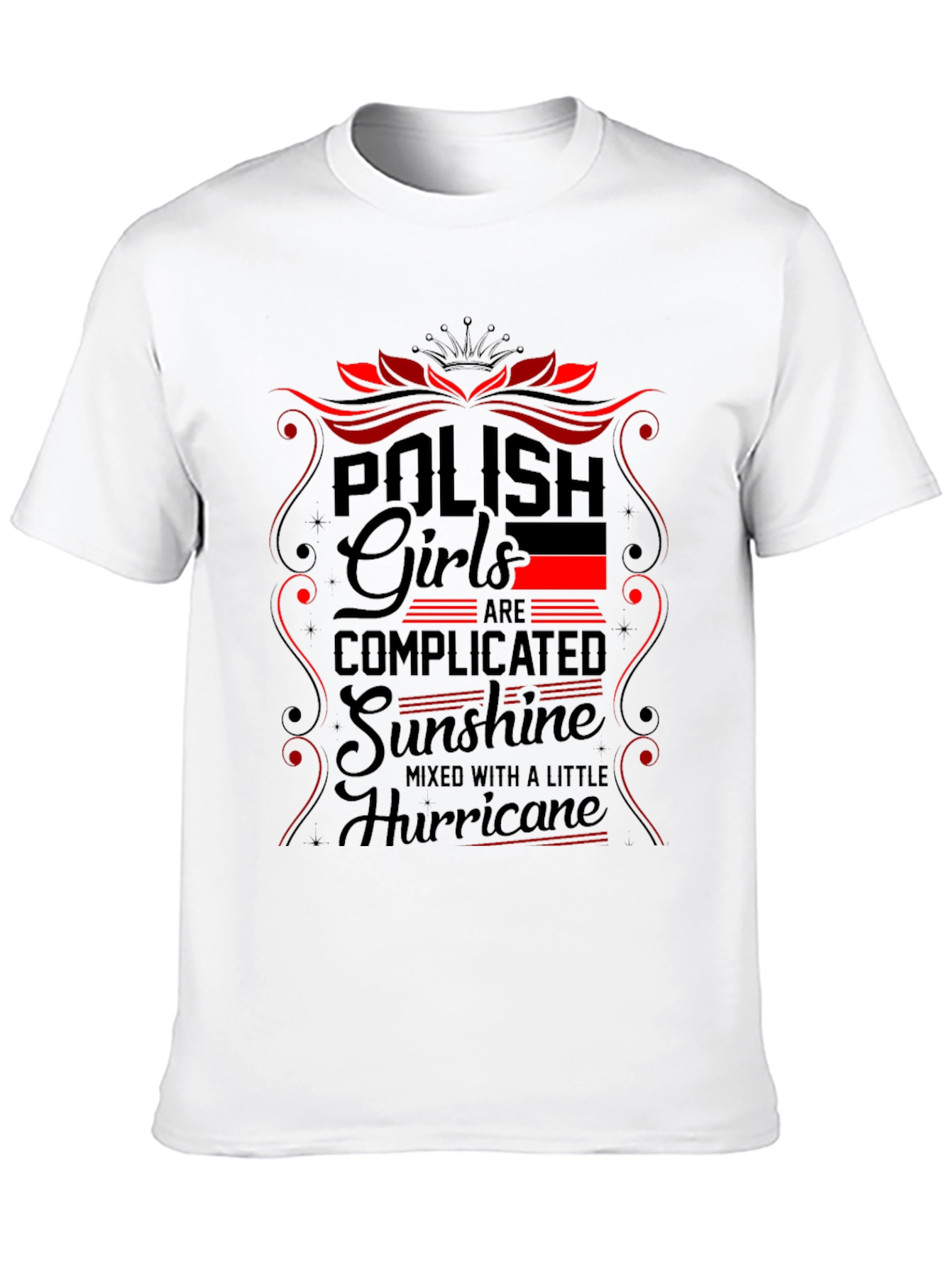 Black Polish Girls Sunshine Hurricane T-Shirt view 10