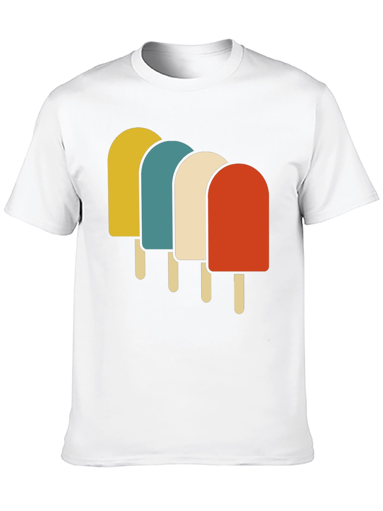 Black Retro Popsicle Graphic Tee - Cool Summer Vibes! view 10
