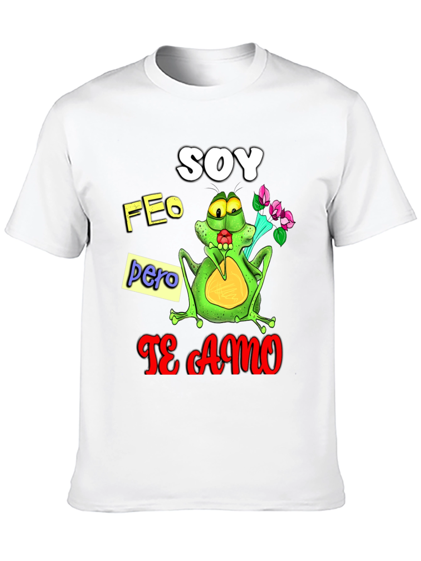 Black Soy Feo Pero Te Amo Frog Graphic Tee view 10