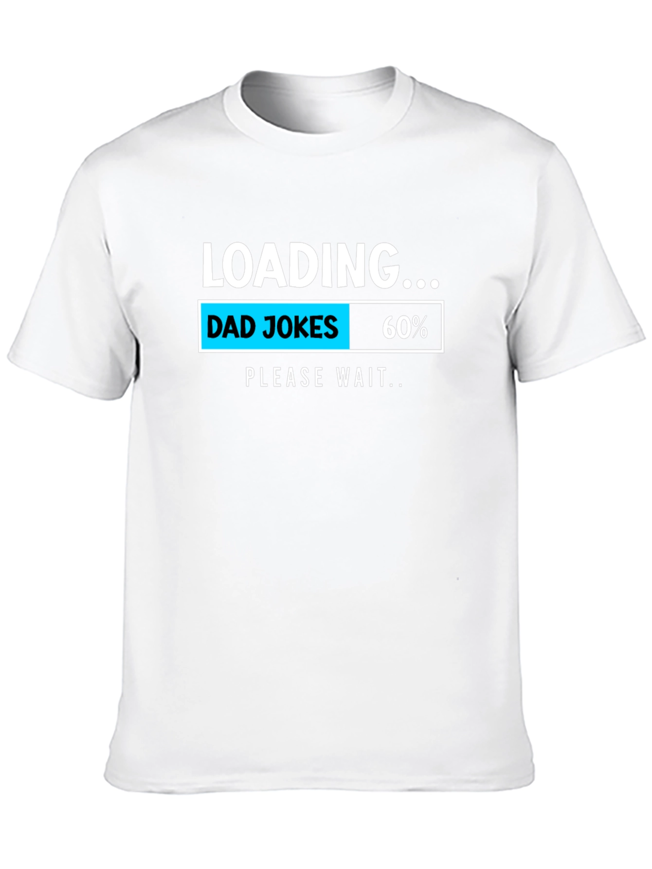 Black Dad Jokes Loading T-Shirt - 60% Complete! view 10