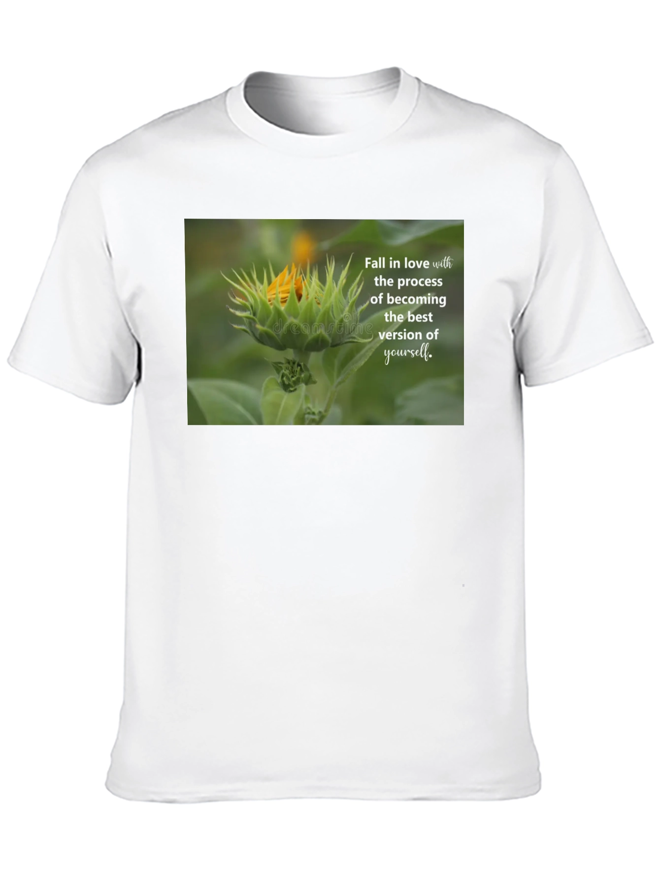 Black Inspirational Sunflower Graphic T-Shirt - Black view 10