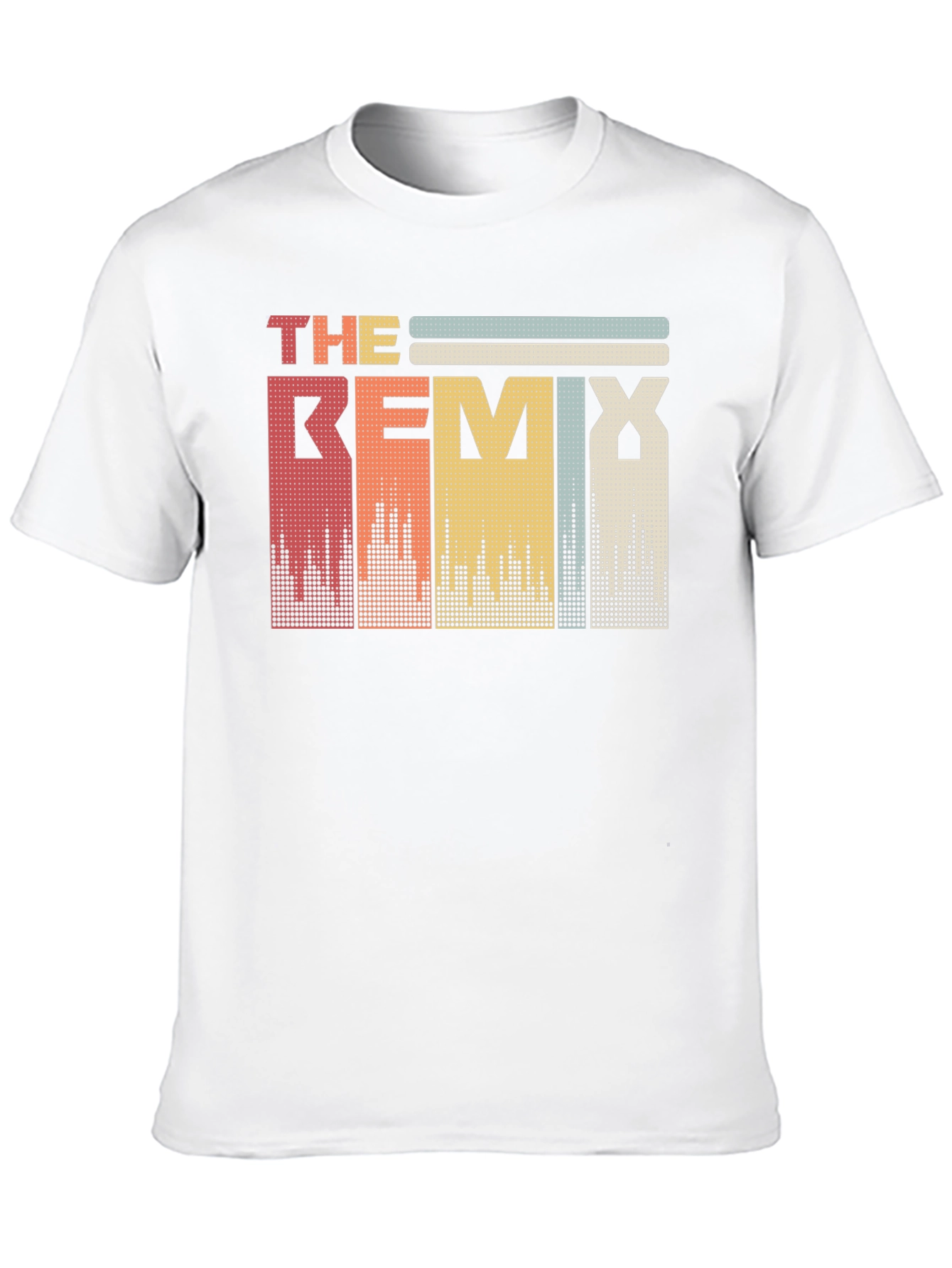Black Retro Remix Graphic T-Shirt view 10