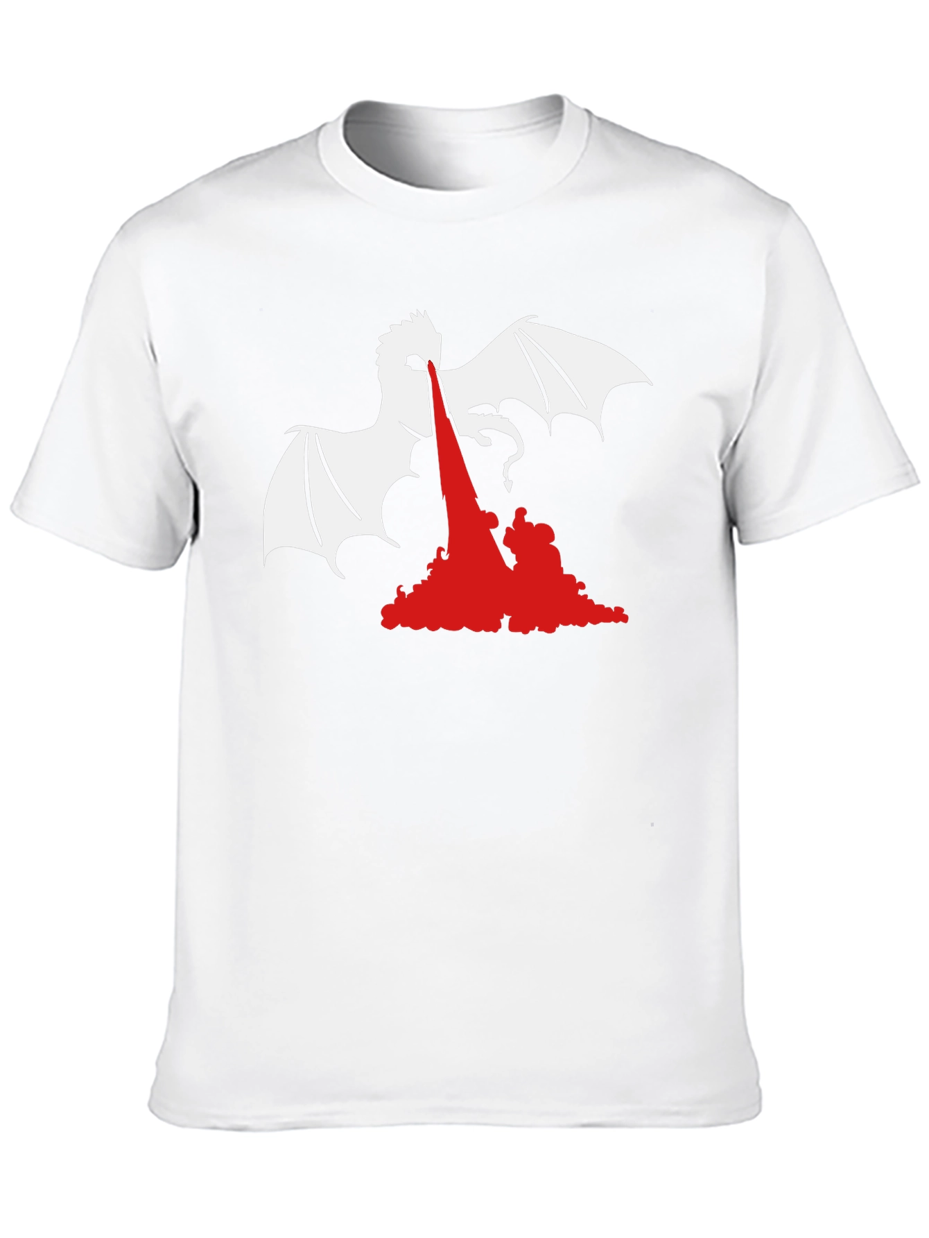 Black Dragon Fire Graphic Tee - Black view 10