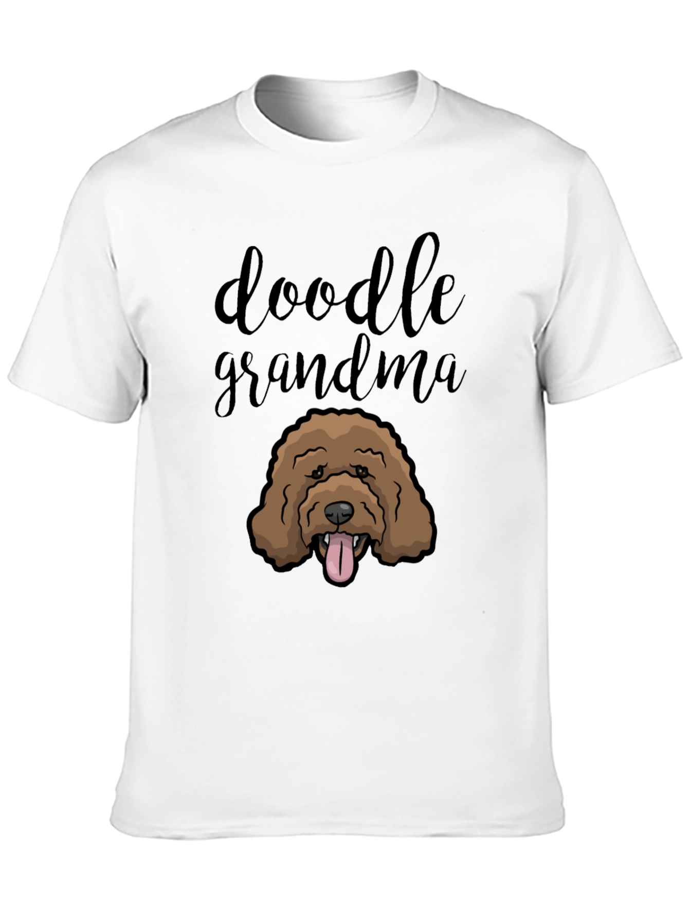 Black Doodle Grandma T-Shirt - Dog Lover Tee view 10