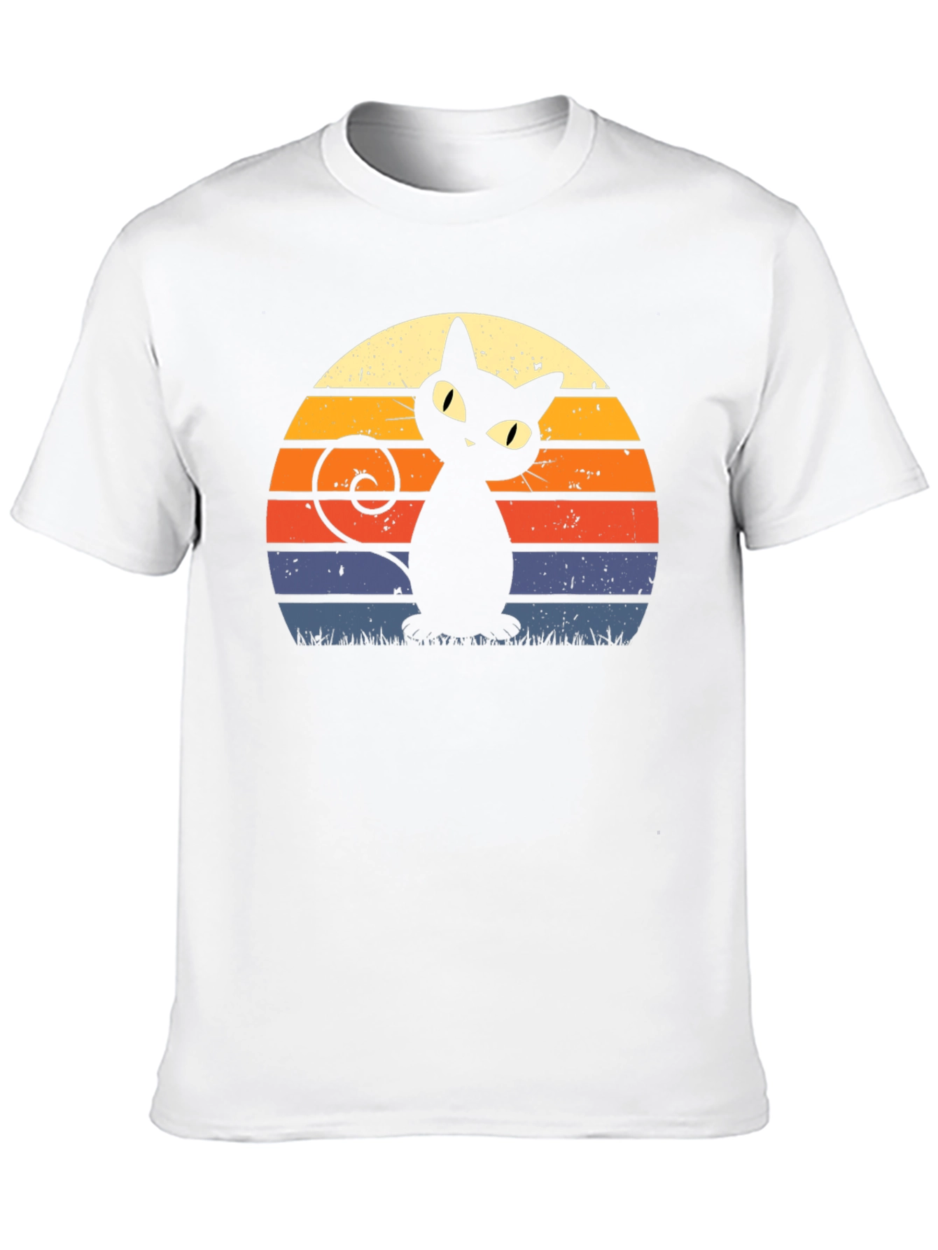 Black Retro Black Cat T-Shirt view 10