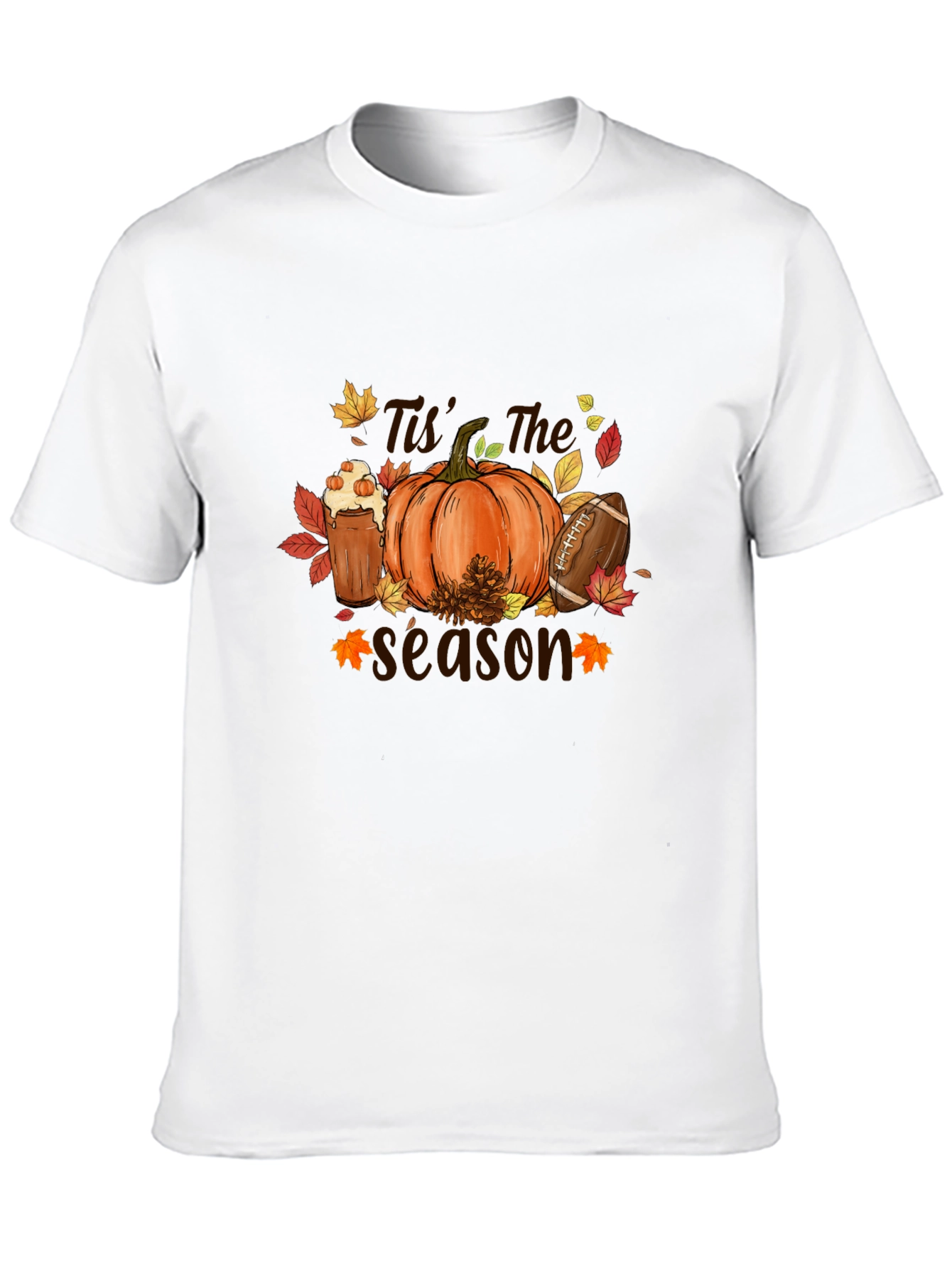 Black Fall Season T-Shirt view 10