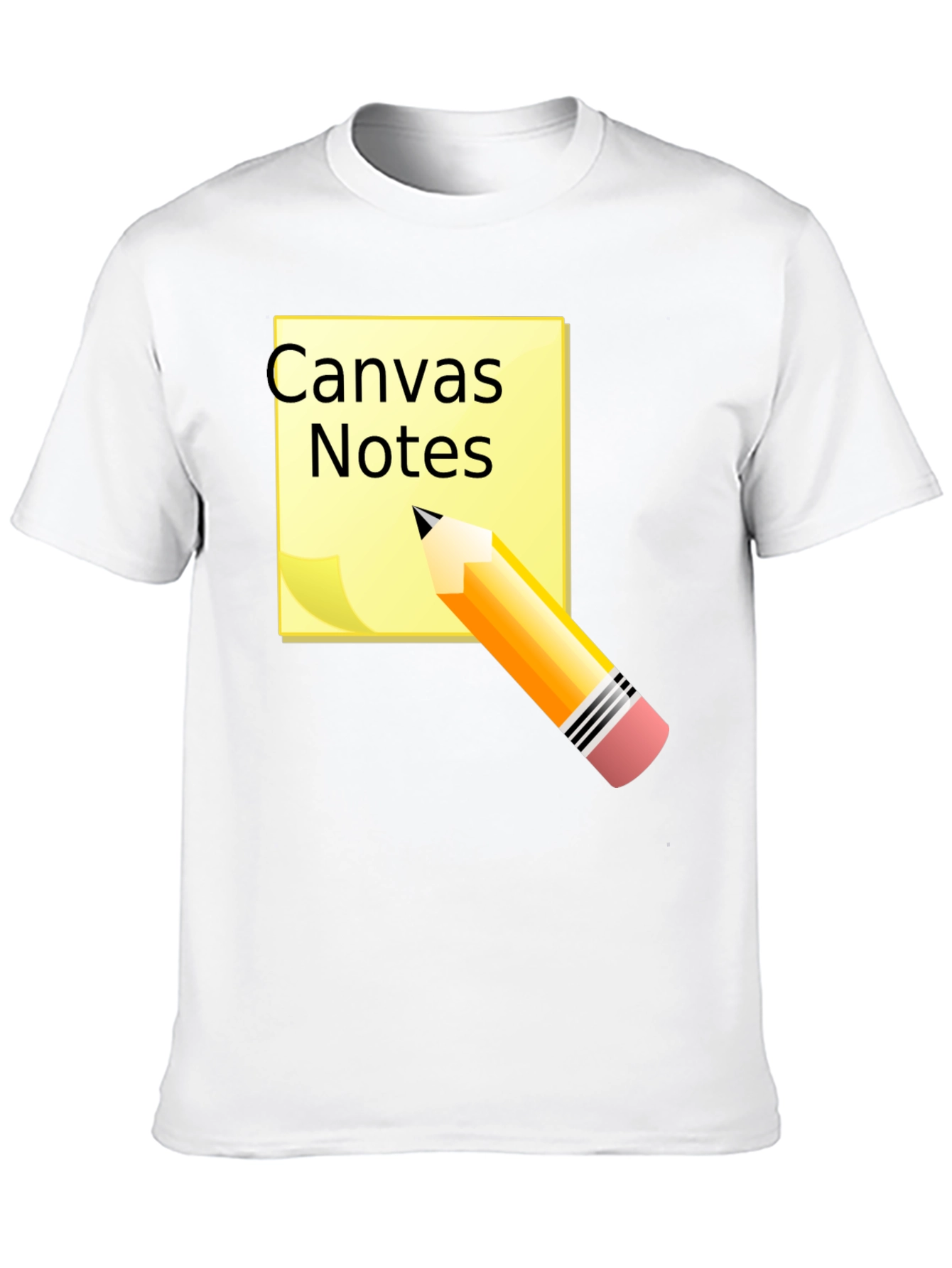 Black Canvas Notes Graphic Tee view 10