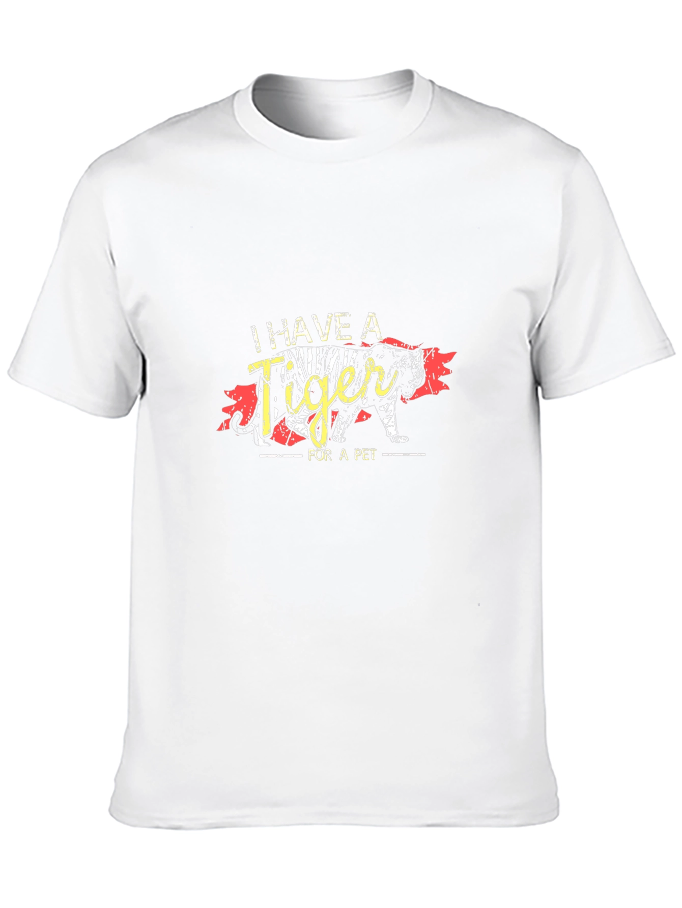 Black I Have a Tiger For a Pet T-Shirt view 10