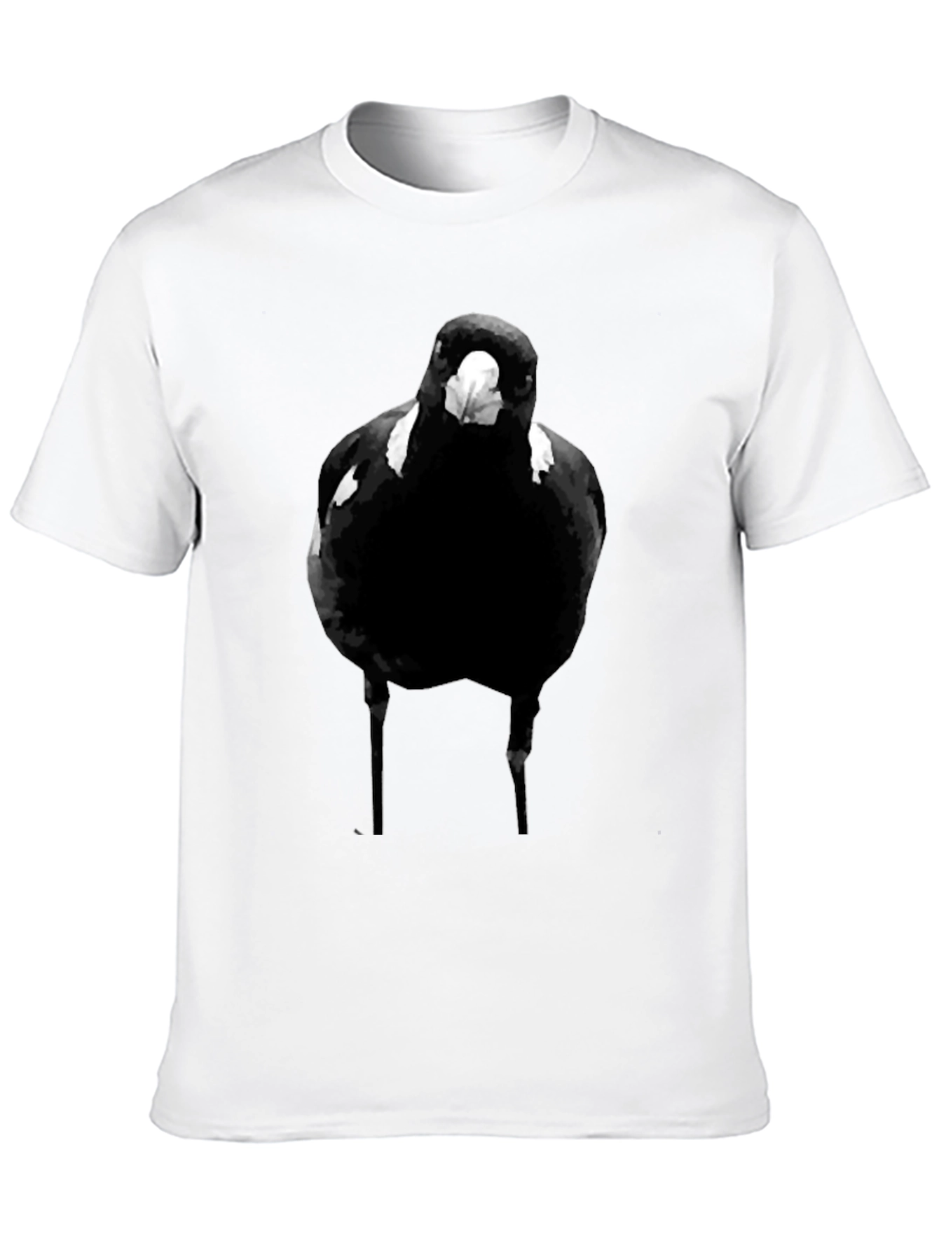 Black Black Bird Graphic Tee - Men's Casual T-Shirt view 10