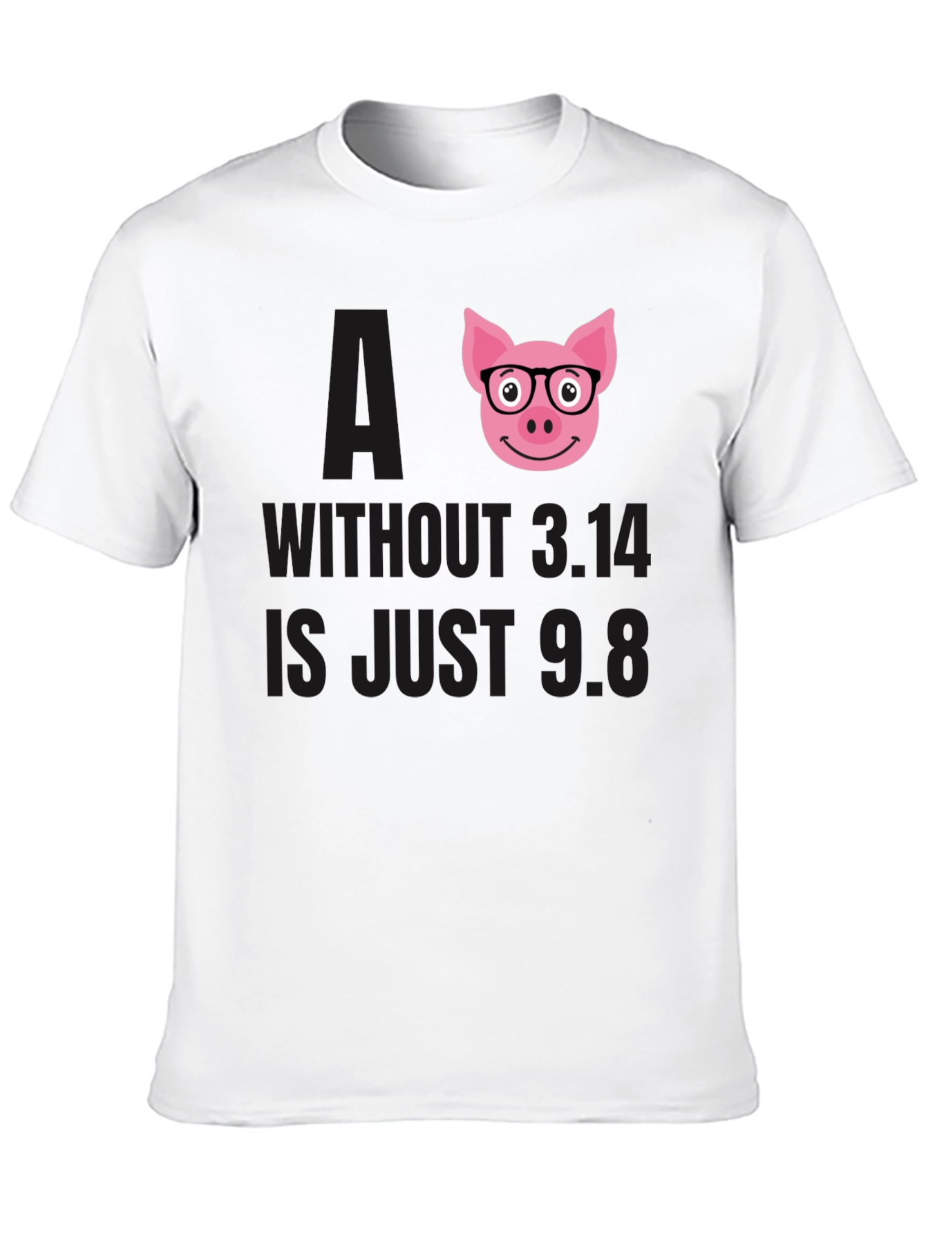 Math Pun Pig T-Shirt - 10